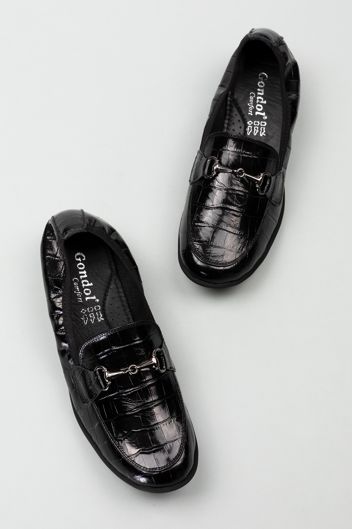 Gondol Kadın Hakiki Deri Anatomik Taban Lastikli Babet ell.7085 - Görsel 5