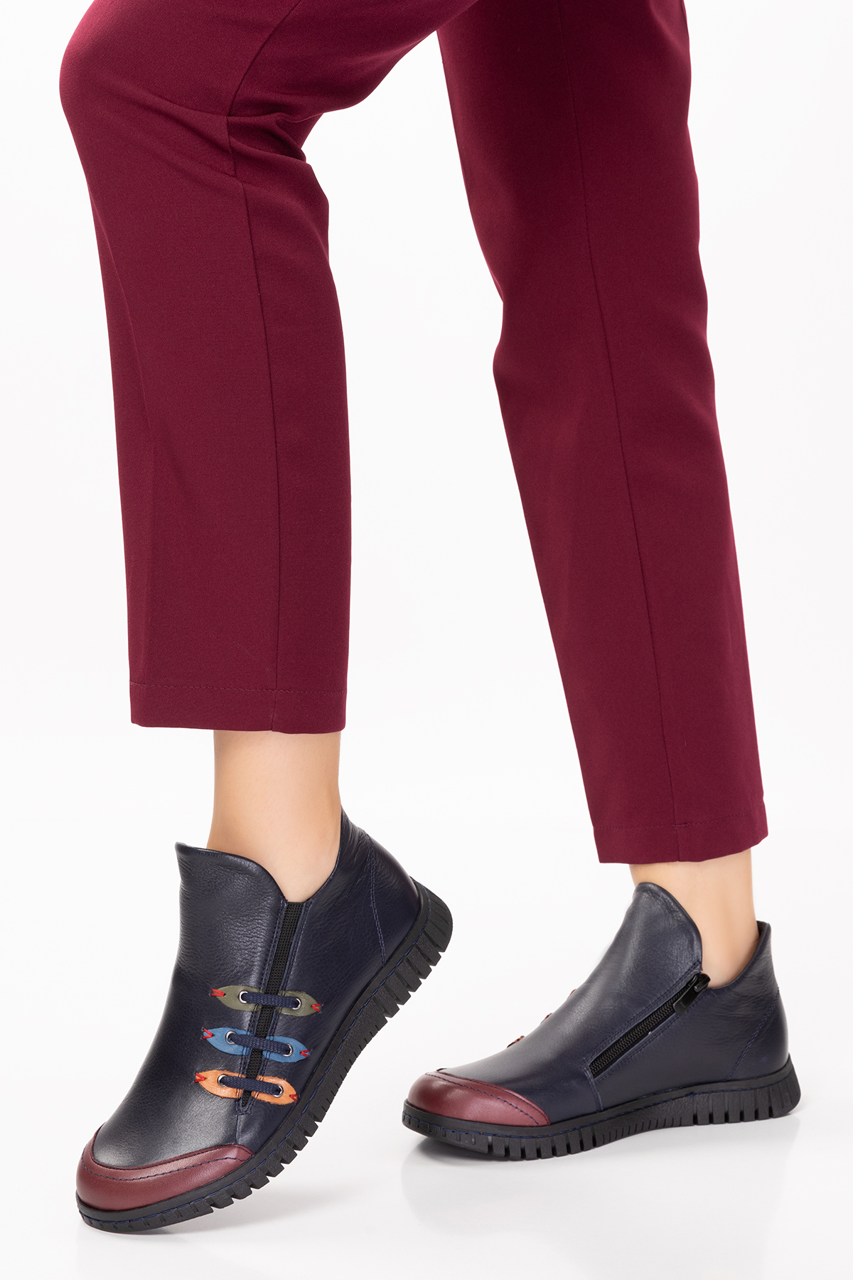 Gondol Hakiki Deri Rahat Kolay Giyim Günlük Bot ell.7129 - Görsel 5