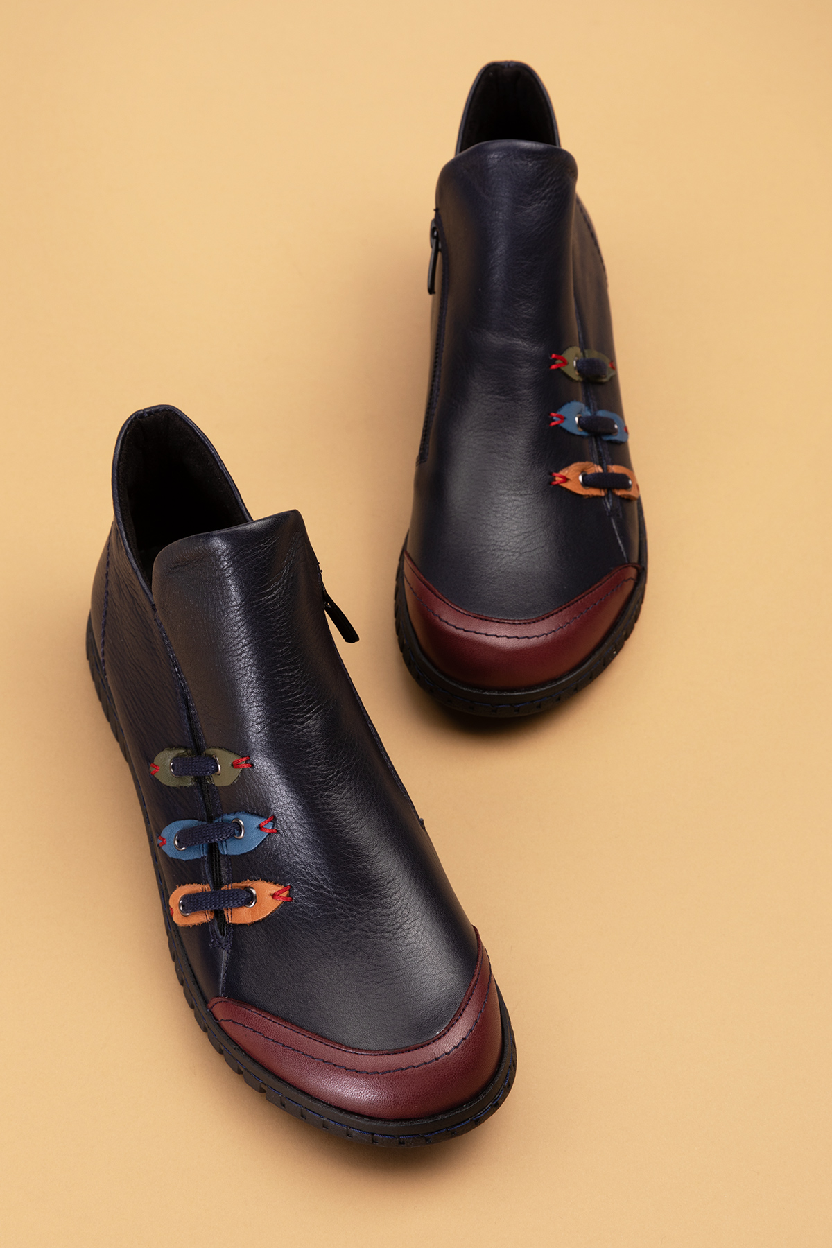 Gondol Hakiki Deri Rahat Kolay Giyim Günlük Bot ell.7129 - Görsel 8