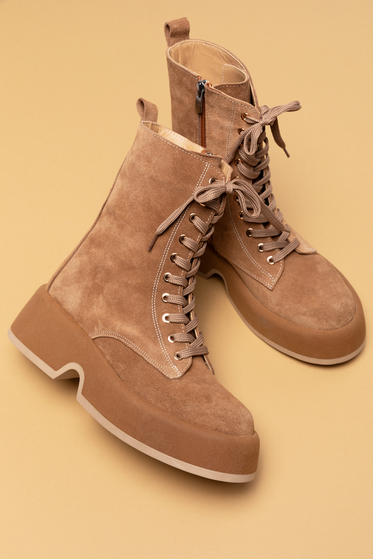 Gondol Kadın Hakiki Deri Hafif Taban Şık Bot rg.35231 - Görsel 3