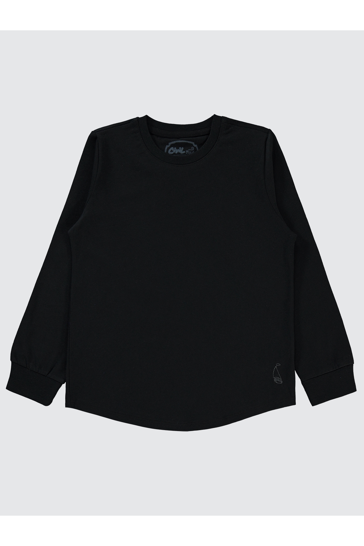 Erkek Çocuk Sweatshirt 10-13 Yaş Siyah