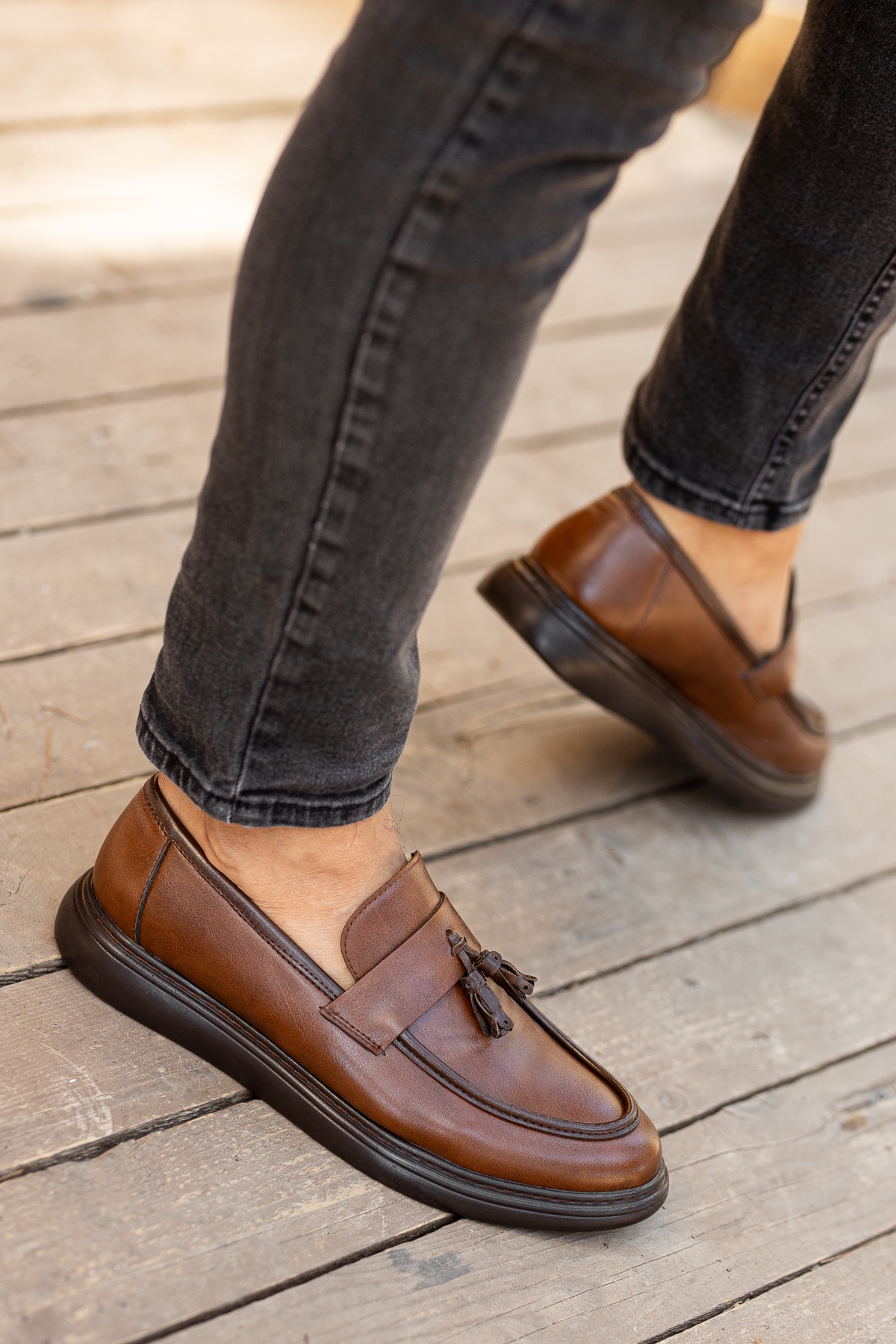 D0230 Günlük Ortopedik Erkek Klasik Garantili Ayakkabı - Görsel 8