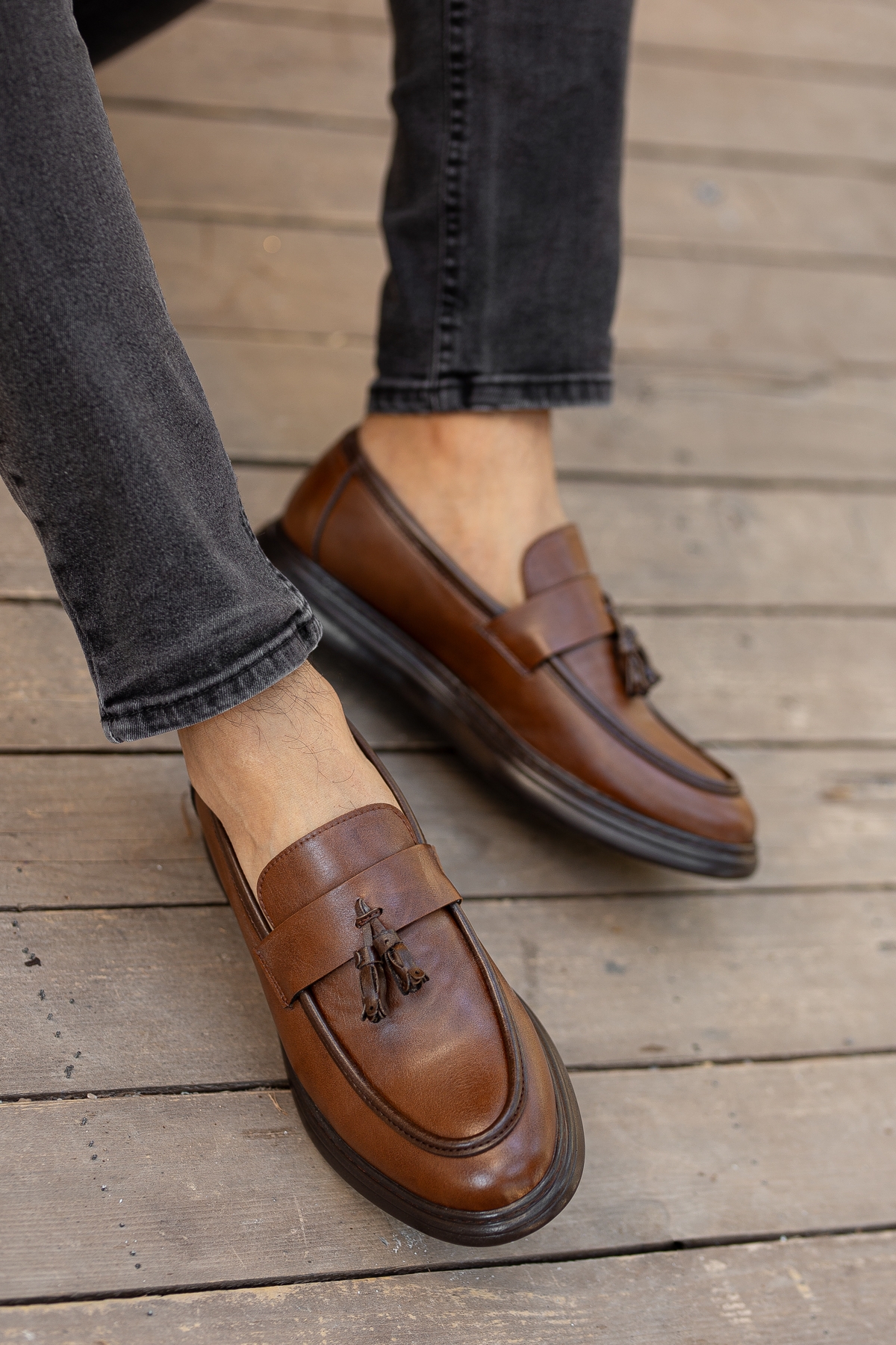 D0230 Günlük Ortopedik Erkek Klasik Garantili Ayakkabı - Görsel 9