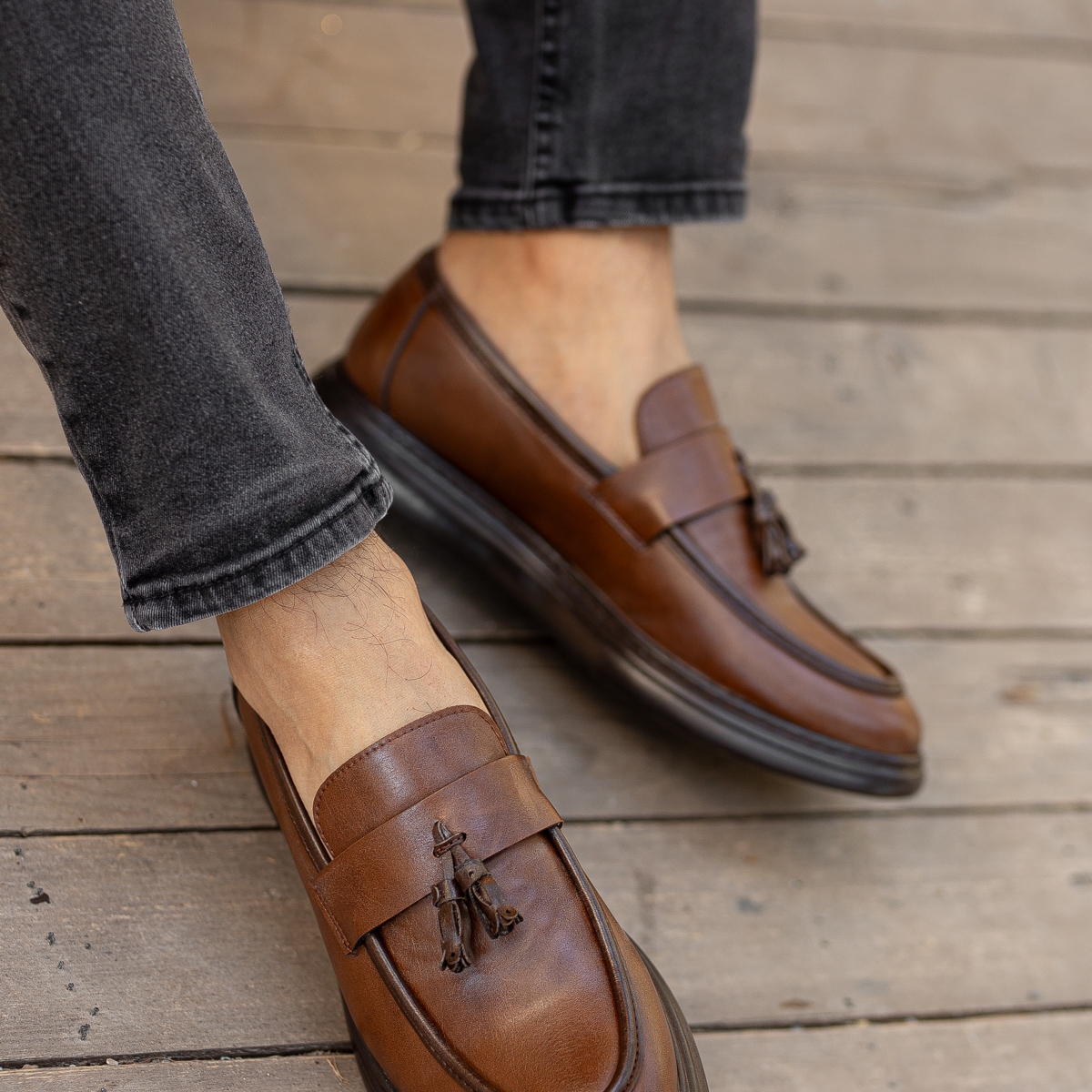 D0230 Günlük Ortopedik Erkek Klasik Garantili Ayakkabı - Görsel 10