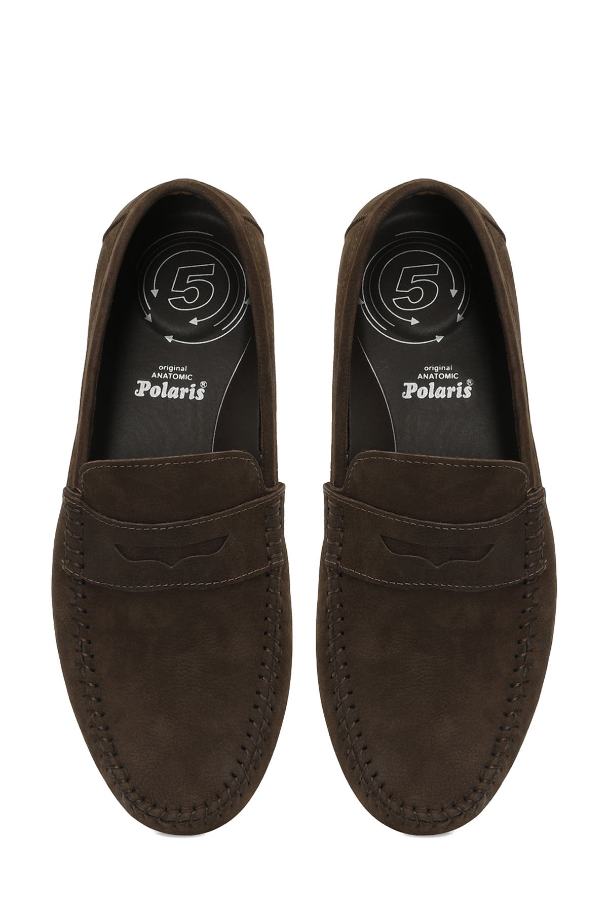 108061N.M 5FX Kahverengi Erkek Rahat Ayakkabı - Görsel 5
