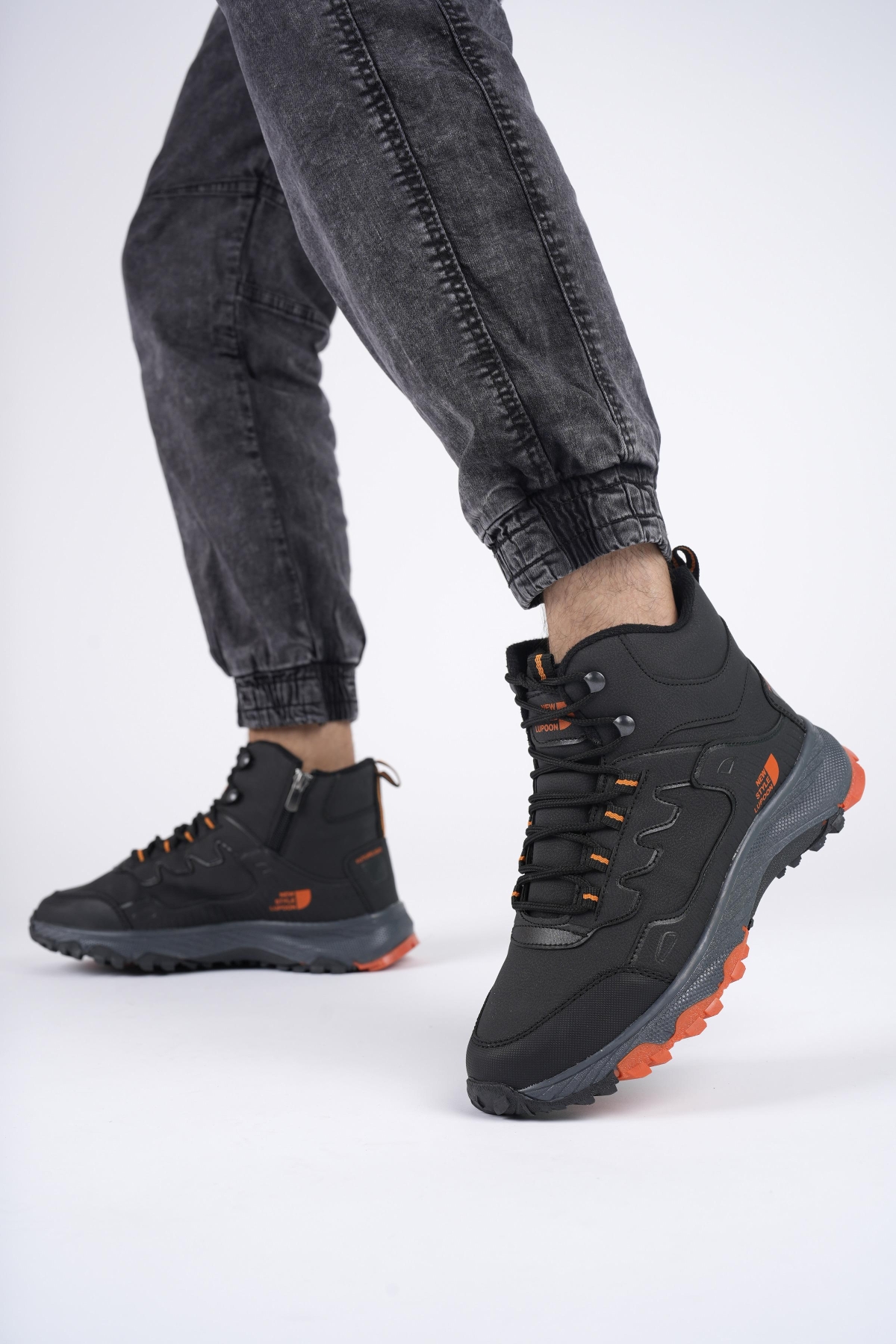 Alaska Unisex Garantili Trekking Outdoor Bağcıklı Yandan Fermuarlı Kışlık Bot - Görsel 2