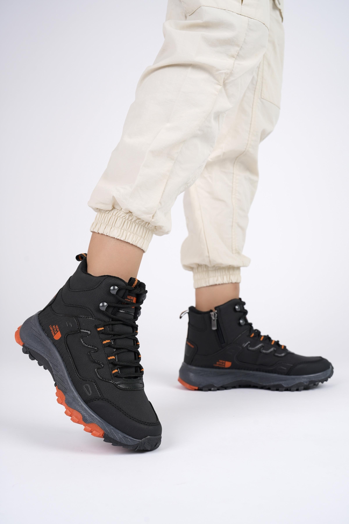 Alaska Unisex Garantili Trekking Outdoor Bağcıklı Yandan Fermuarlı Kışlık Bot - Görsel 7