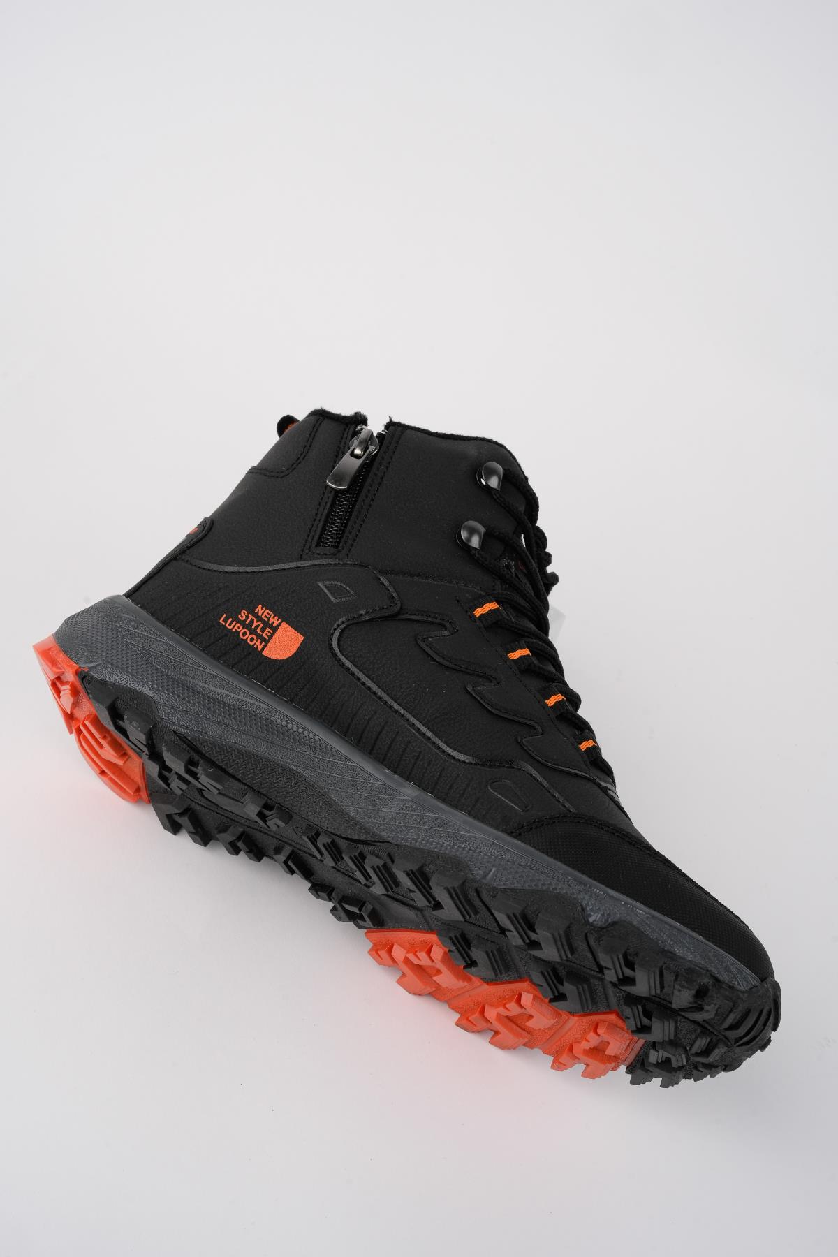 Alaska Unisex Garantili Trekking Outdoor Bağcıklı Yandan Fermuarlı Kışlık Bot - Görsel 8