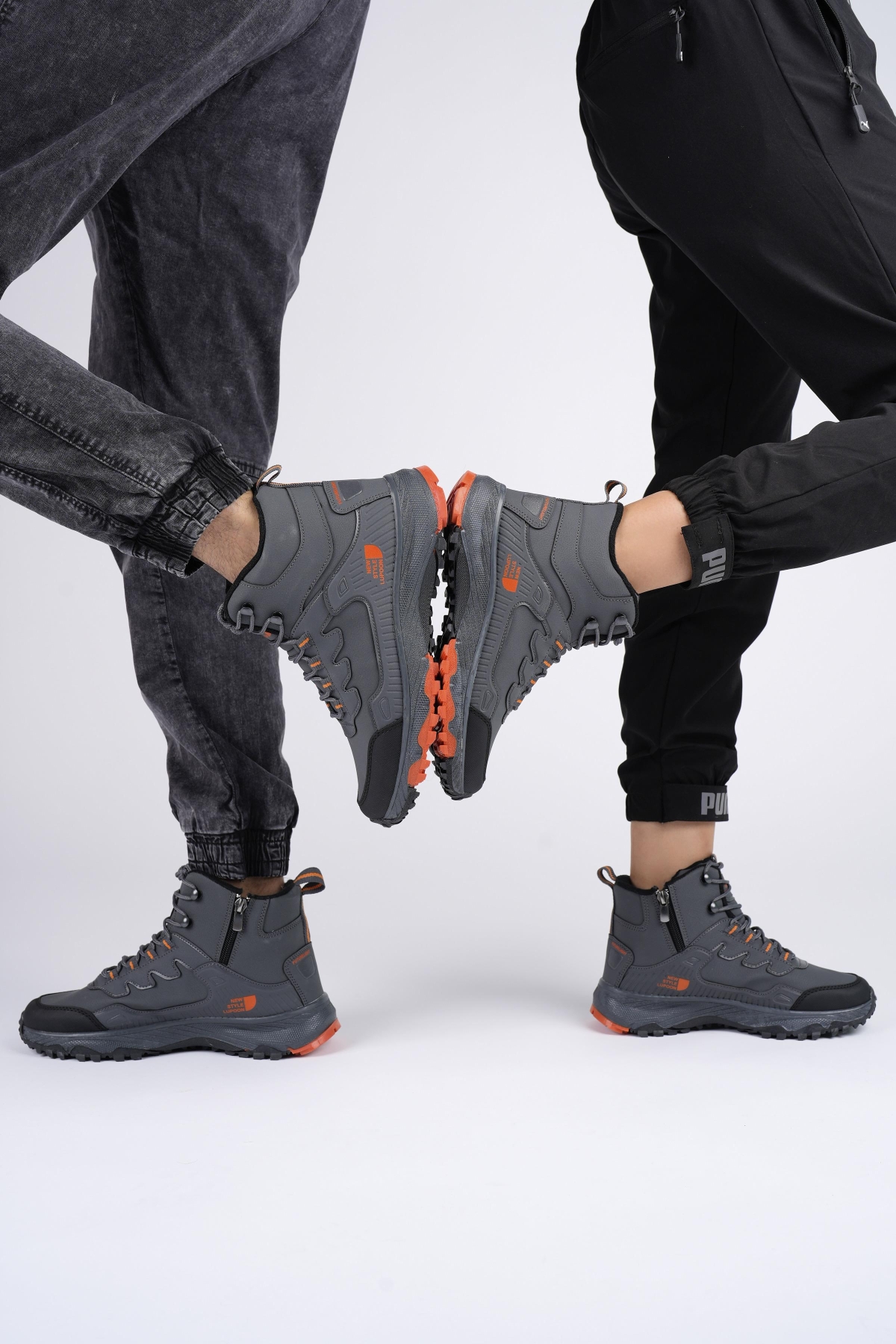 İZLAND Unisex Garantili Trekking Outdoor Bağcıklı Yandan Fermuarlı Kışlık Bot - Görsel 3