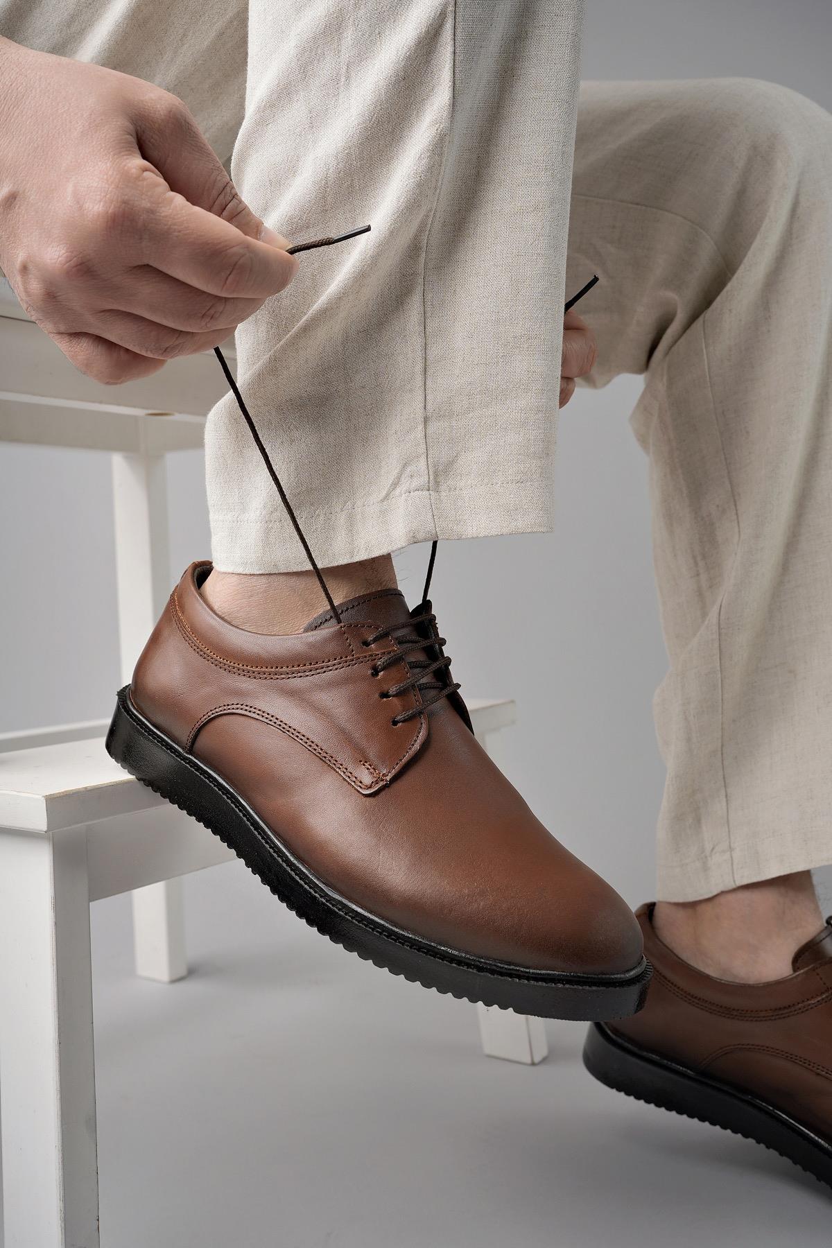 Mendy Garantili Erkek Günlük Klasik Hakiki Deri Casual Ayakkabı - Görsel 2