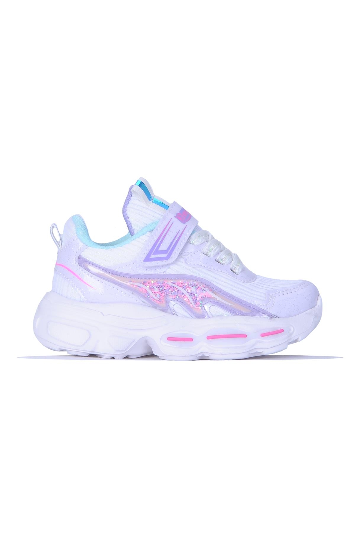 Mp 251-3450 Beyaz Işıklı Kız Çocuk Spor Ayakkabı - Görsel 2