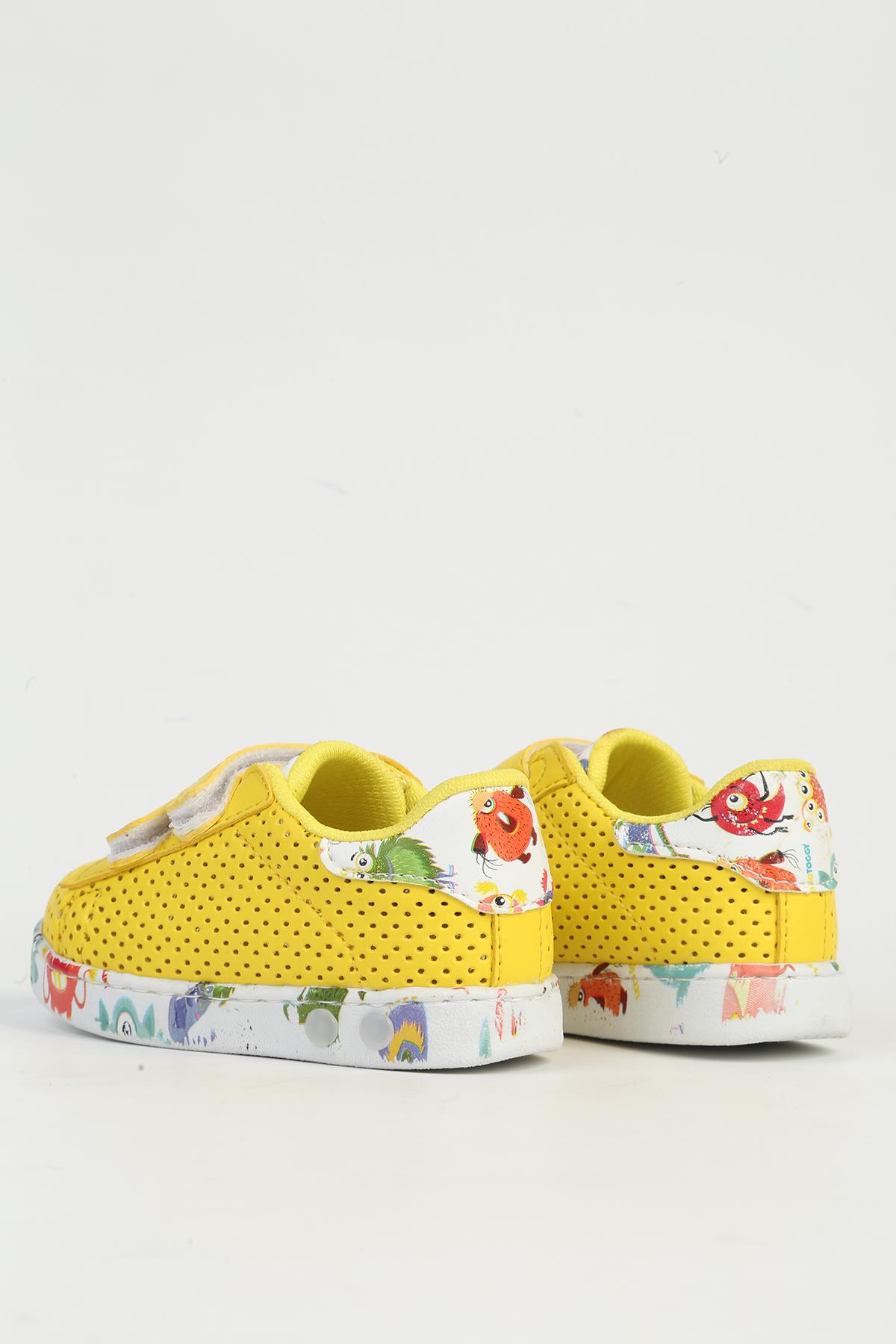 ® Sarı Çocuk Spor Ayakkabı BN-31517 - Görsel 4