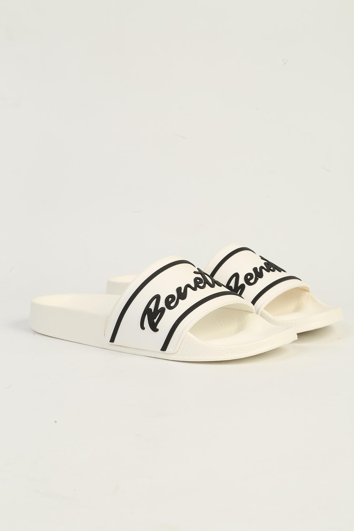 Beyaz Kadın Terlik BN-1435 - Görsel 3