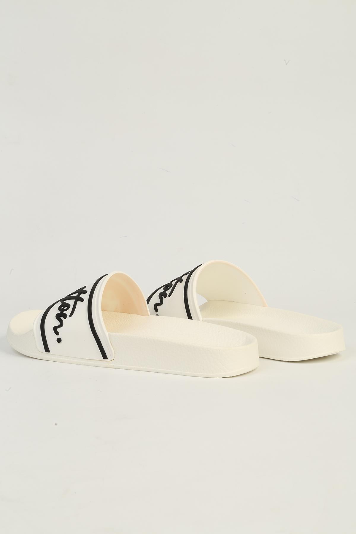 Beyaz Kadın Terlik BN-1435 - Görsel 4