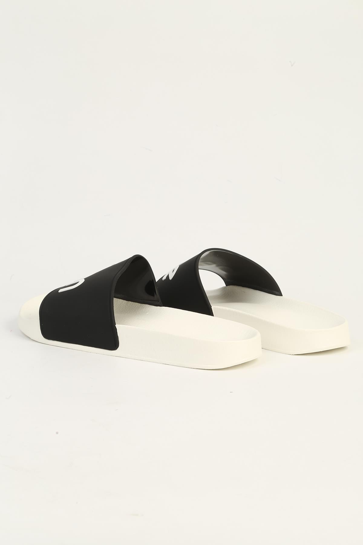 Beyaz Siyah Erkek Terlik BN-1426 - Görsel 4