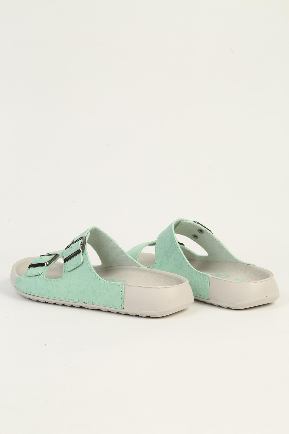 Mint Yeşil Kadın Terlik BN-1418 - Görsel 4