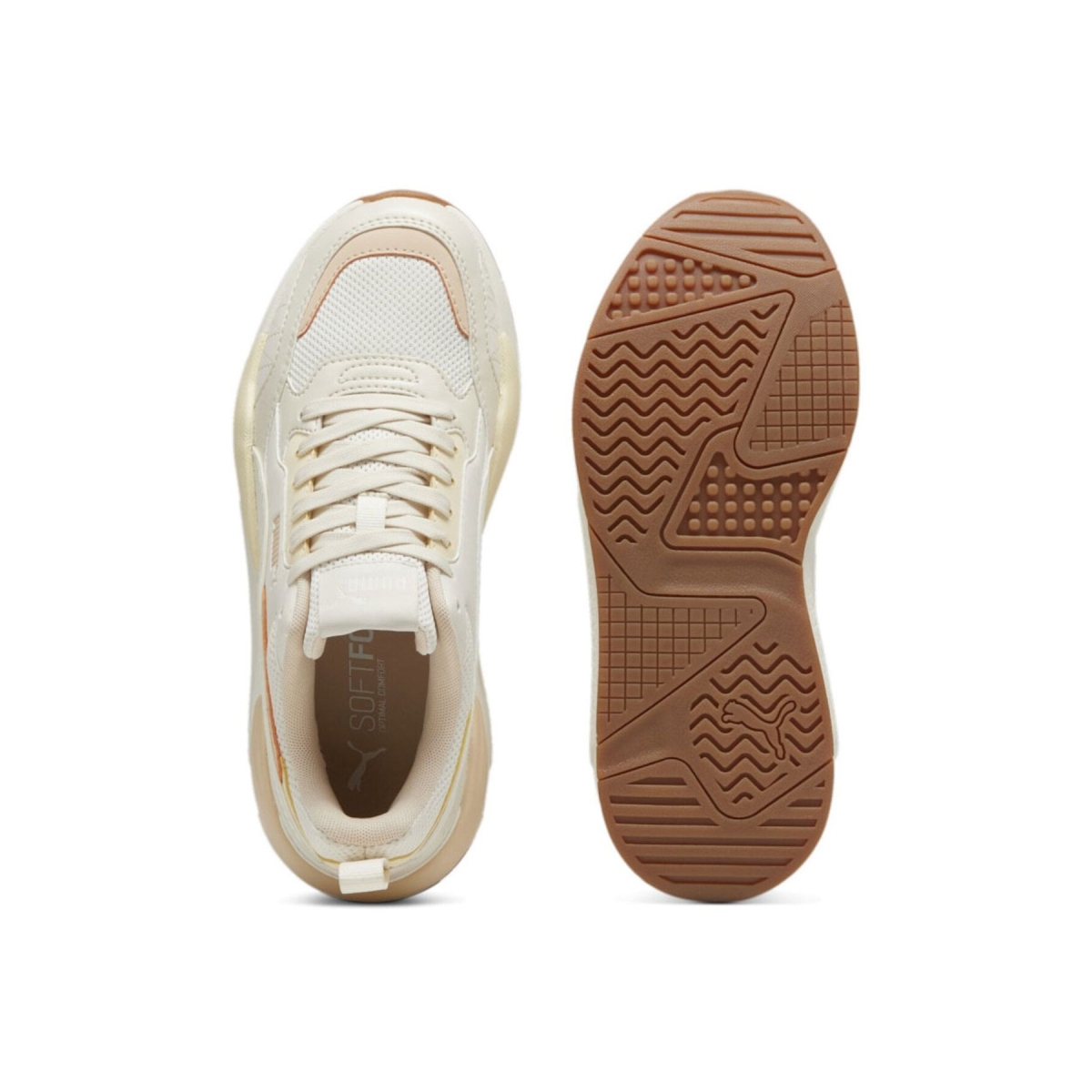 X-Ray 2 Square Kadın Bej Spor Ayakkabı (373108-95) - Görsel 3