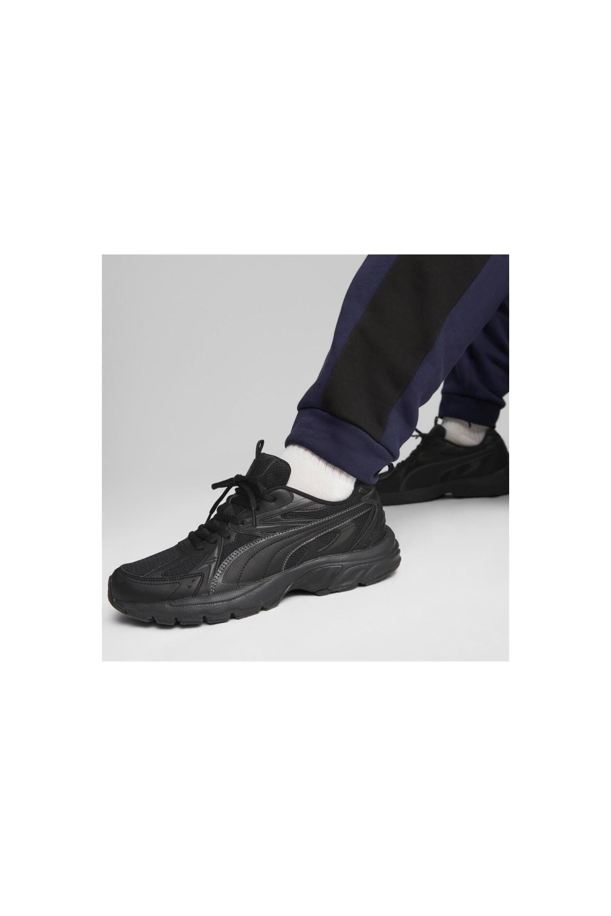 Milenio Tech Unisex Siyah Spor Ayakkabı (392322-02) - Görsel 7