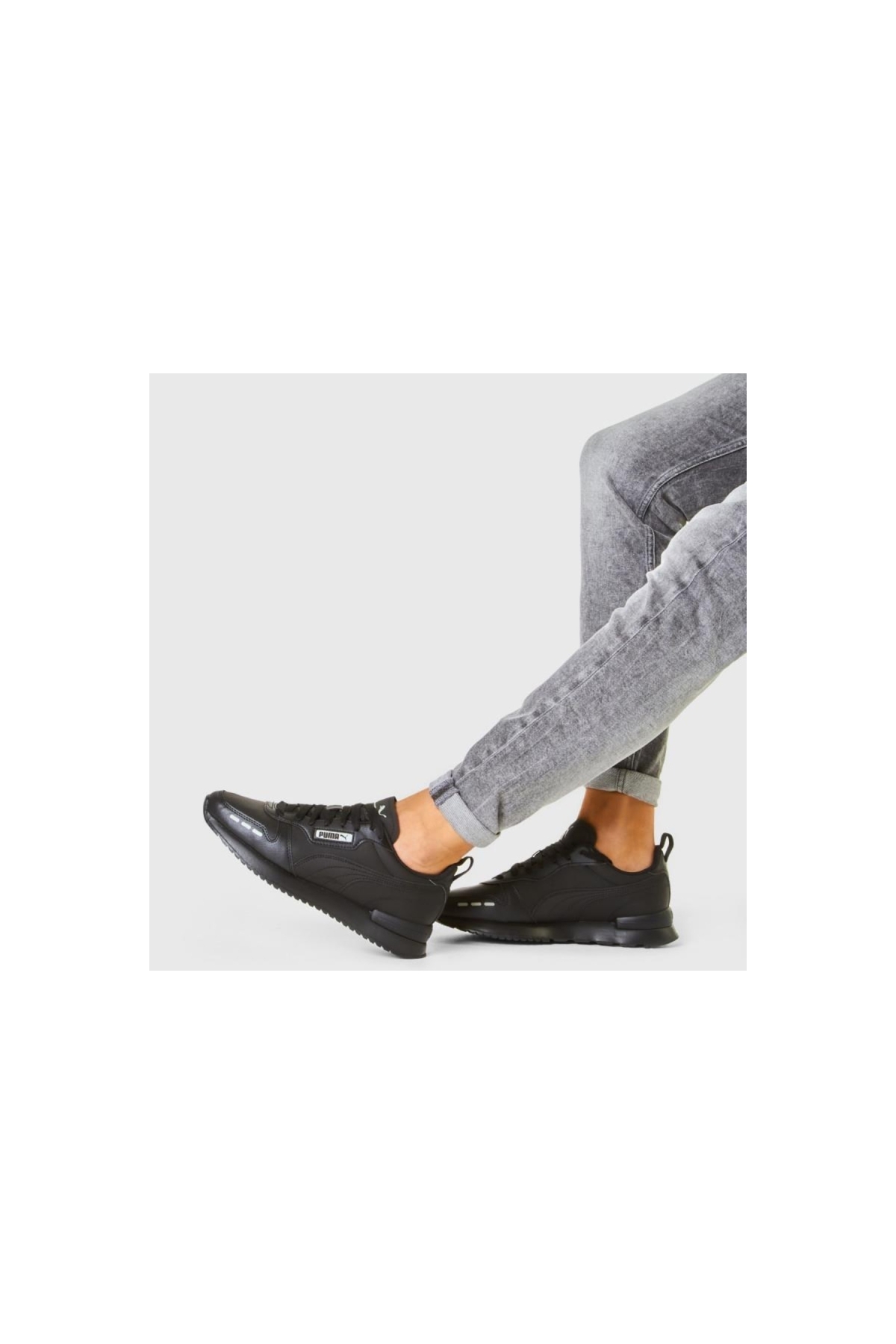 R78 SL Siyah Spor Ayakkabı (374127-01) - Görsel 2