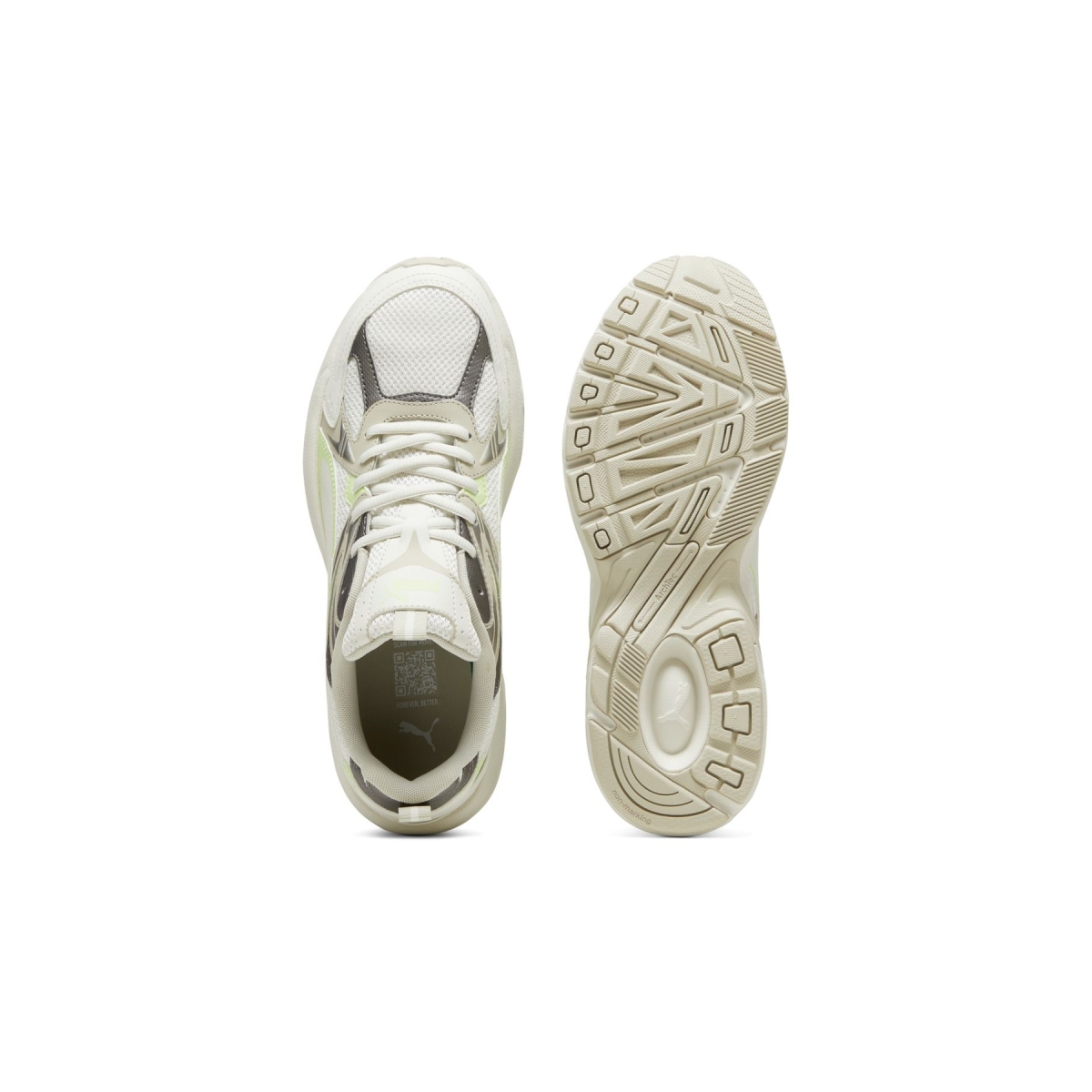 Milenio Tech Unisex Bej Spor Ayakkabı (392322-09) - Görsel 4