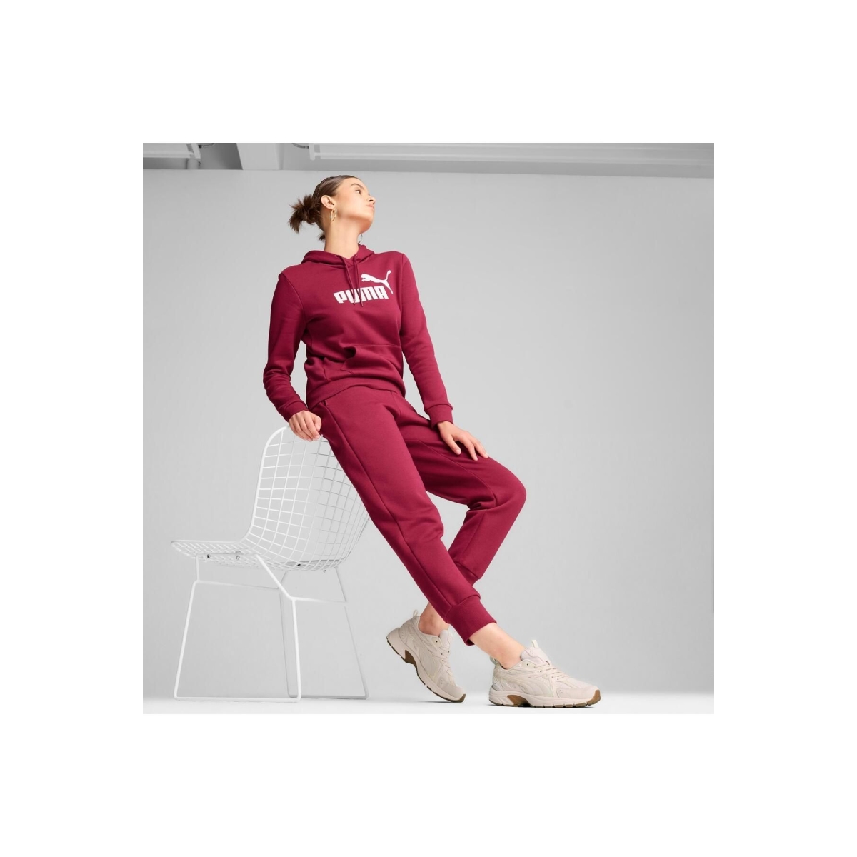 Milenio Tech Suede Coquette Kadın Pembe Spor Ayakkabı (397822-02) - Görsel 6