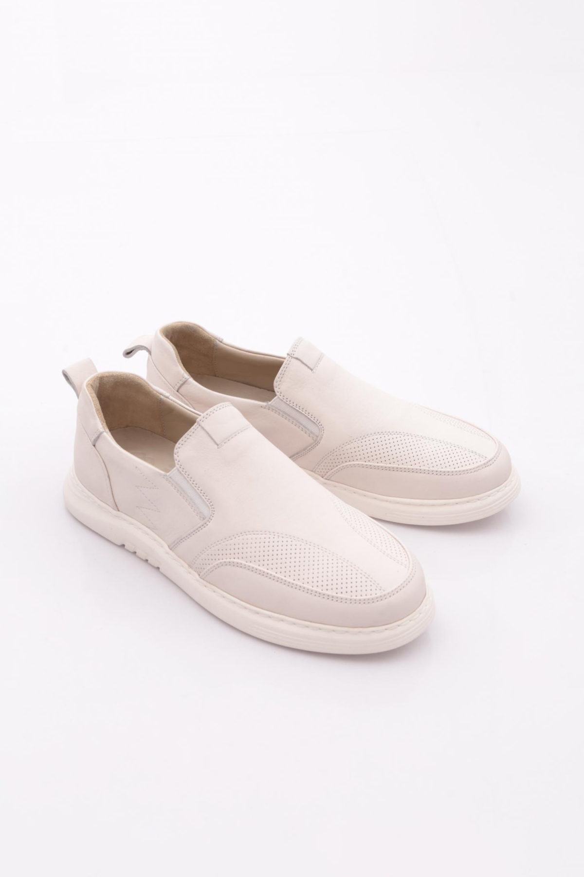 6151 Erkek Yani Lastikli Sneaker Ayakkabi - Görsel 3