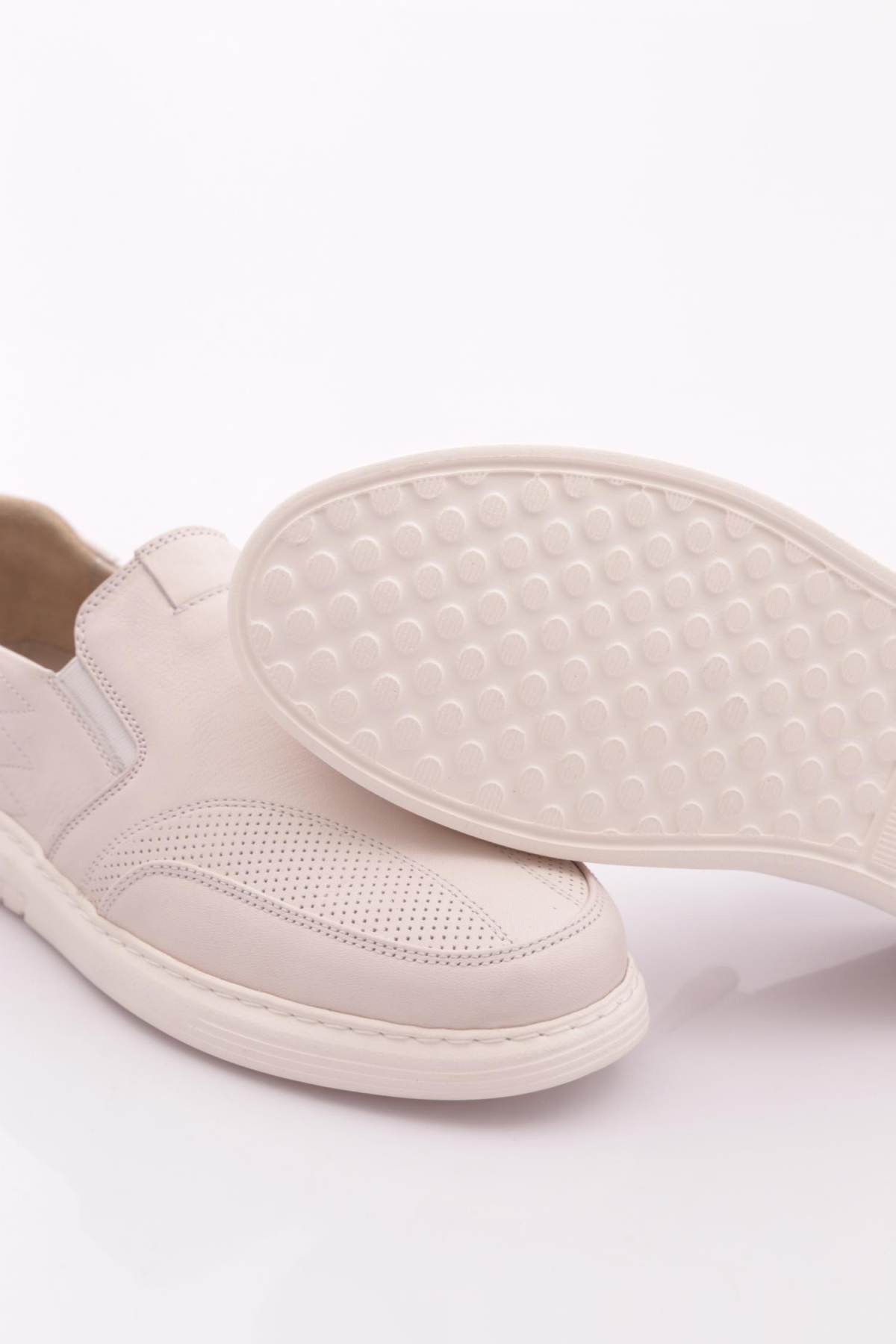 6151 Erkek Yani Lastikli Sneaker Ayakkabi - Görsel 5