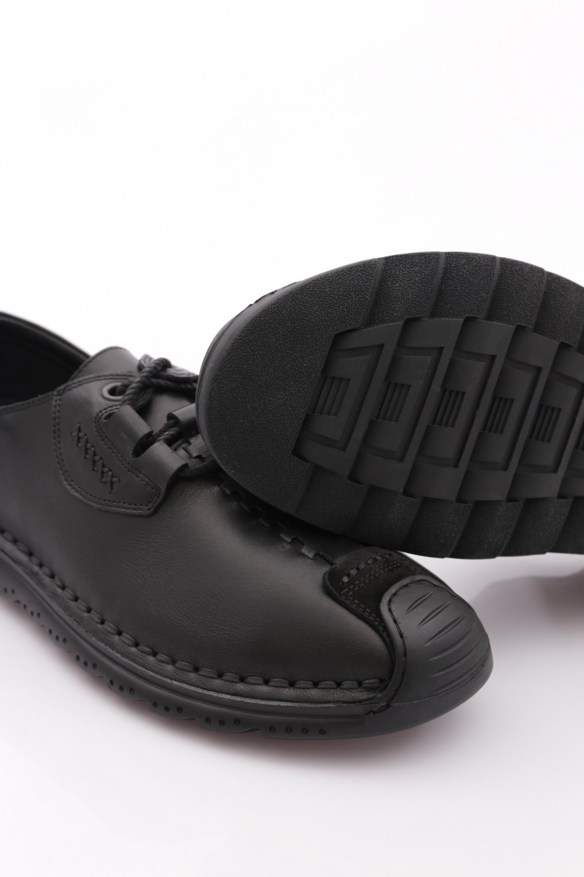 9860 Erkek Dikiş Detayli Sneaker Ayakkabi - Görsel 5