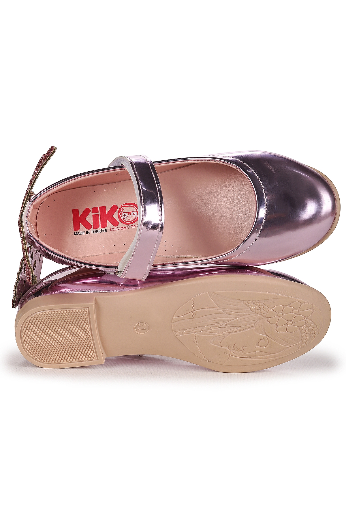 Kiko Kids Kiko Kids Friga Kelebek Cırtlı Kız Çocuk Babet Ayakkabı Pembe Flo'da! Pembe - 6. görsel