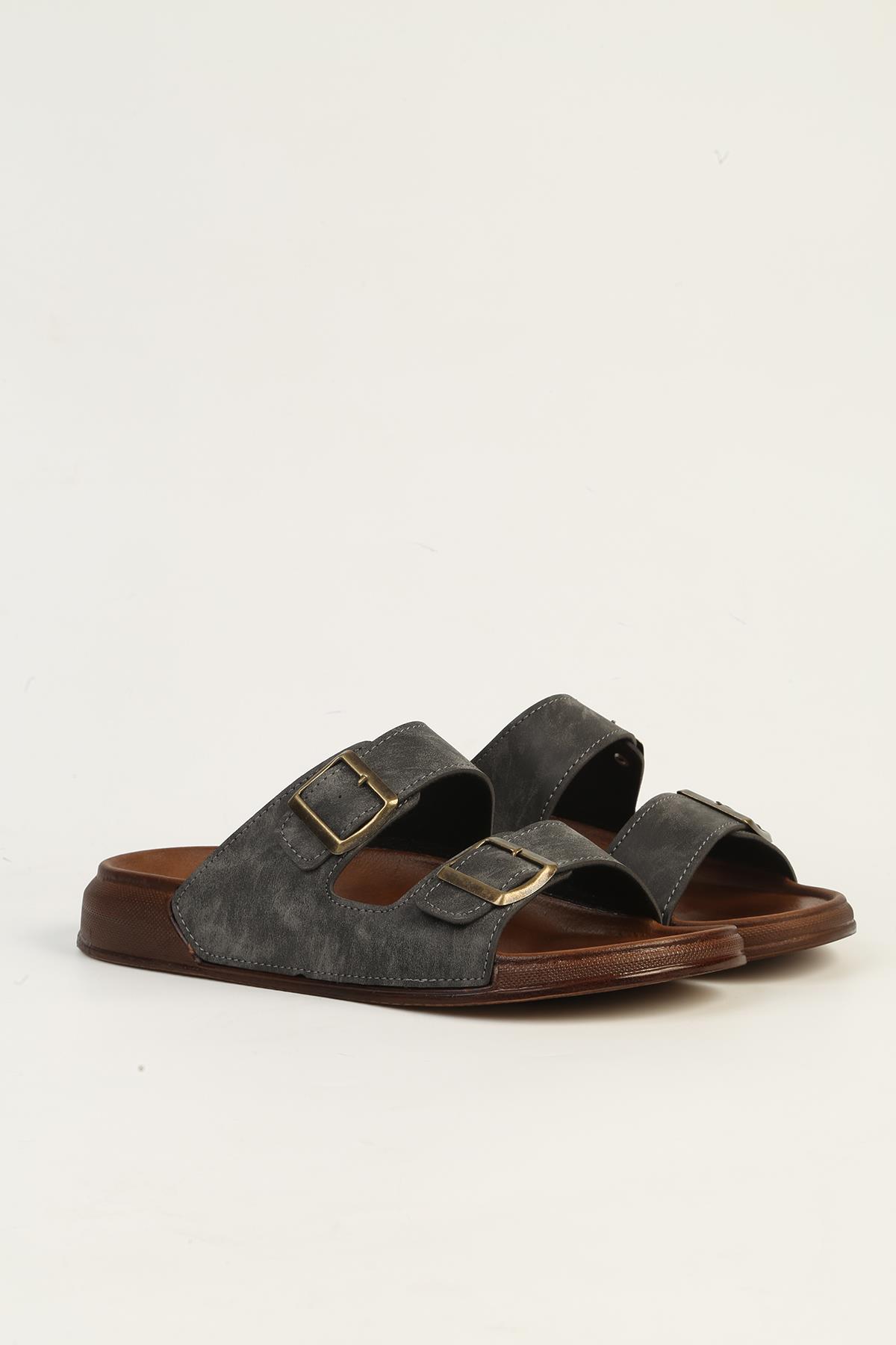 Füme Erkek Terlik PC-7411 - Görsel 3