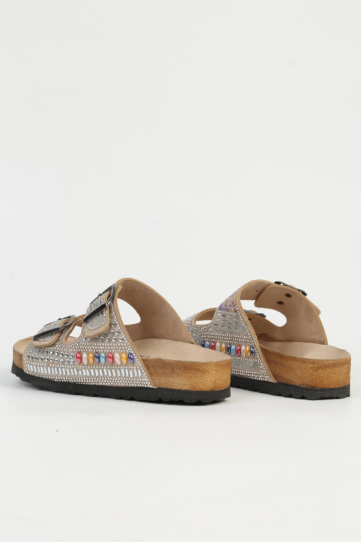 Bej Kadın Terlik PC-7303 - Görsel 4