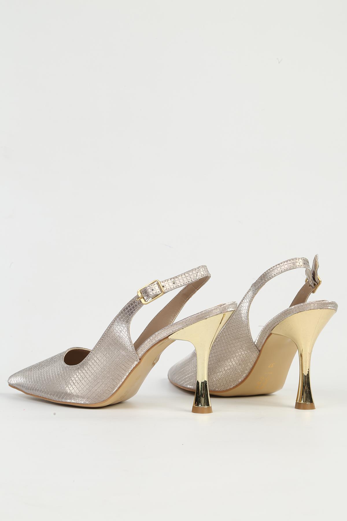 Rose Kadın Topuklu Ayakkabı PC-54543 - Görsel 4