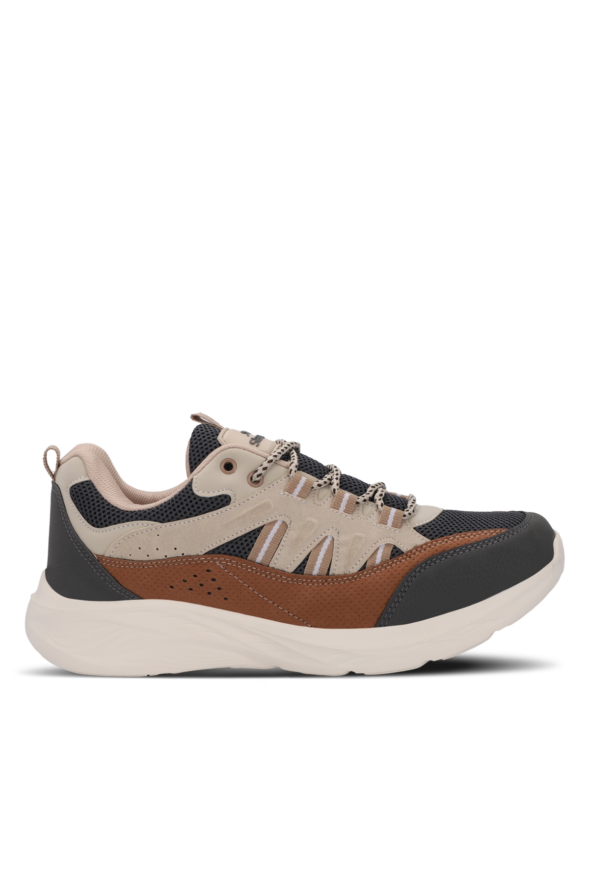 GOAL Erkek Sneaker Ayakkabı Bej - Görsel 2