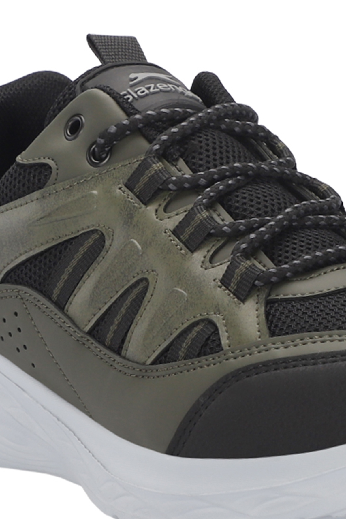 GOAL Erkek Sneaker Ayakkabı Siyah / Haki - Görsel 5