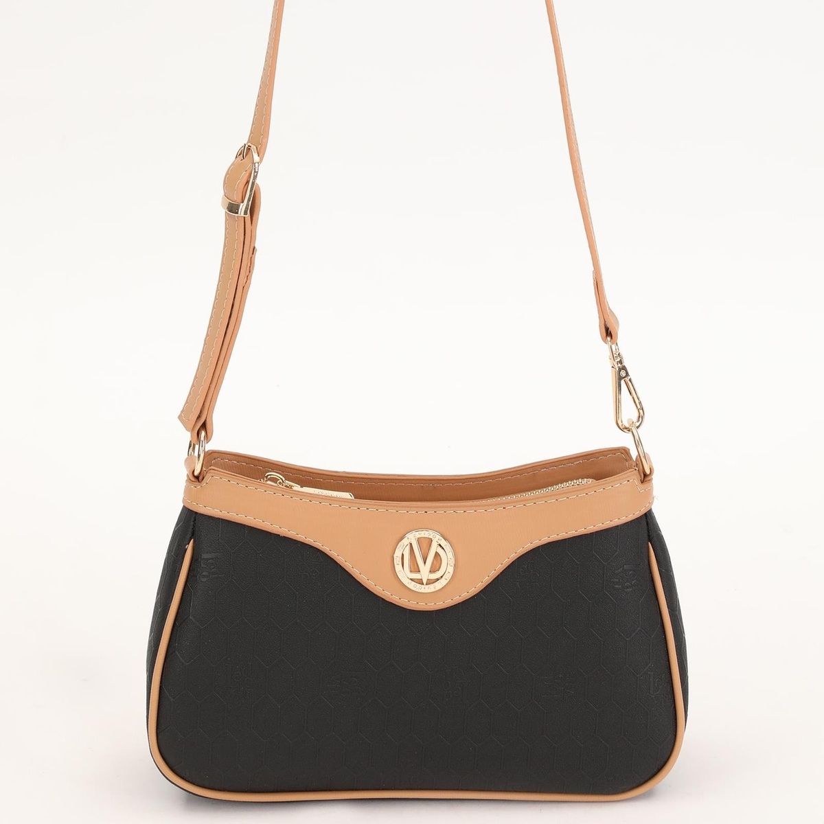 Thea Faux Suede Top Handle Çanta – Camel main image 1