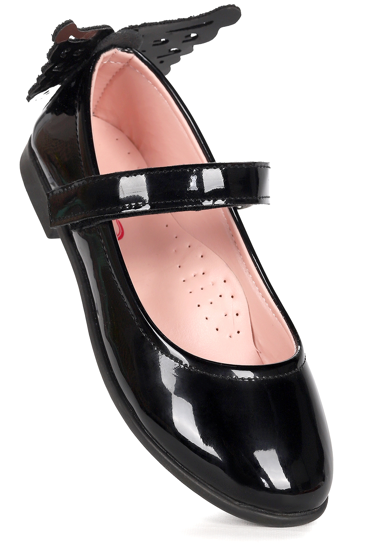 Friga Kelebek Cırtlı Kız Çocuk Babet Ayakkabı Siyah - Görsel 4