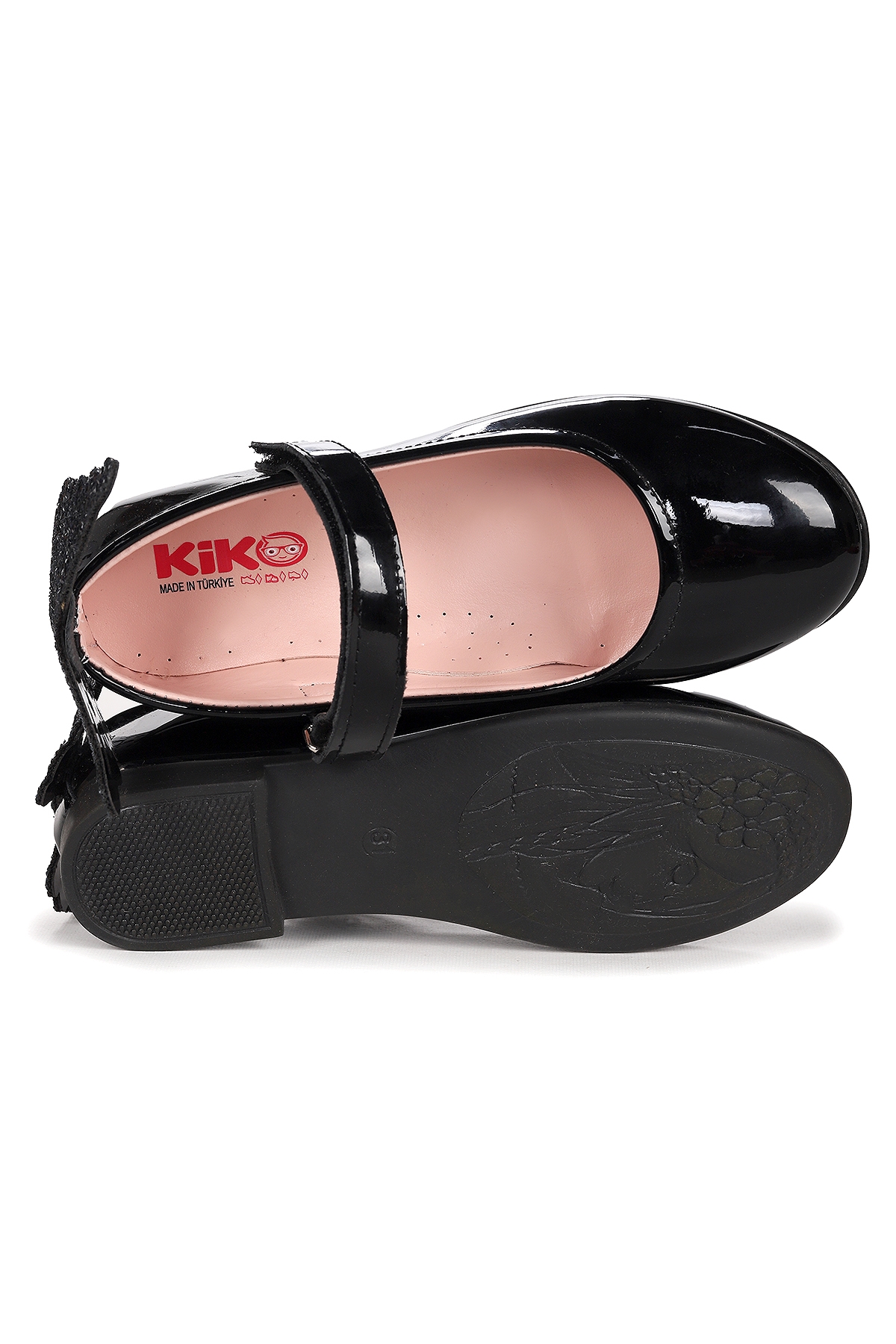 Friga Kelebek Cırtlı Kız Çocuk Babet Ayakkabı Siyah - Görsel 6