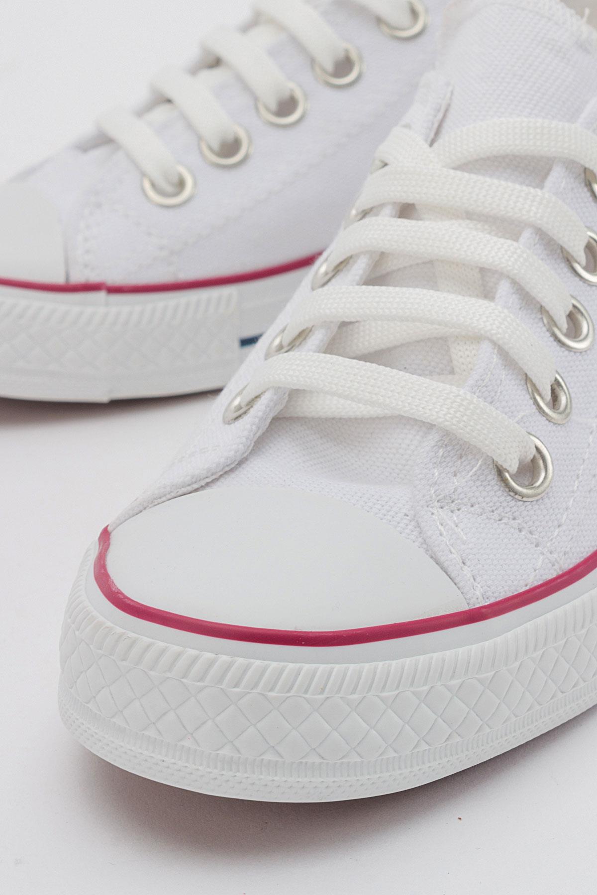 Keten Çocuk Spor Ayakkabı 31-35 BEYAZ - Görsel 4