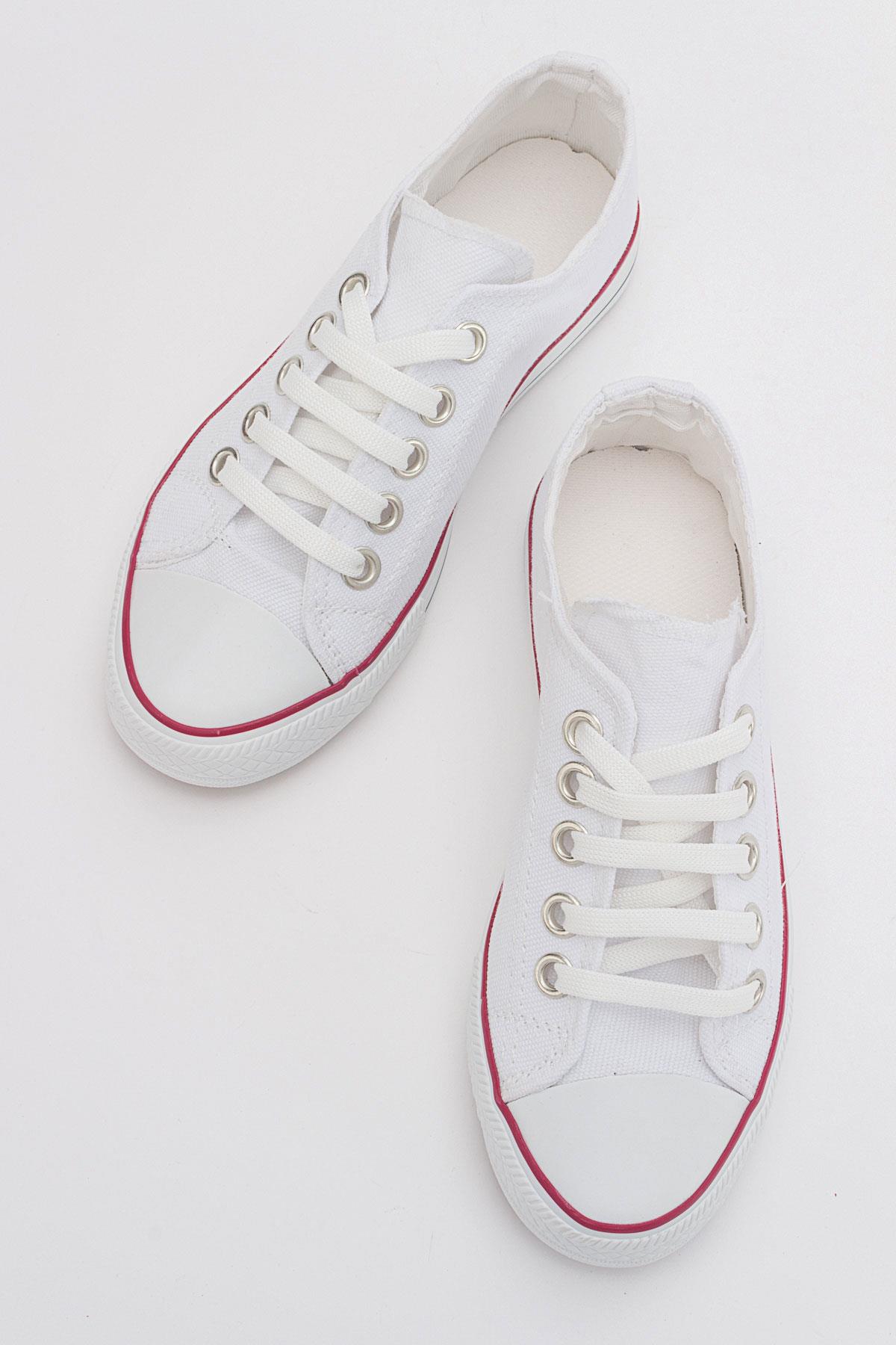 Keten Çocuk Spor Ayakkabı 31-35 BEYAZ - Görsel 6