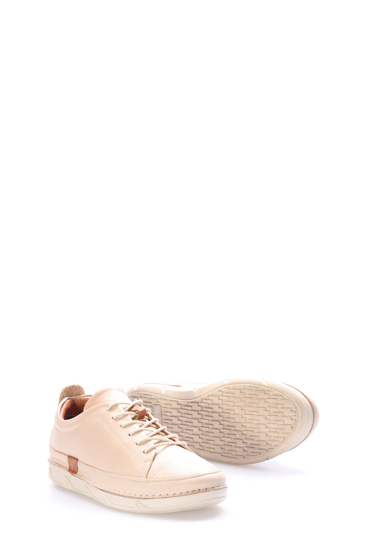 Hakiki Deri Kadın Casual Ayakkabı 160ZA1950 - Görsel 4