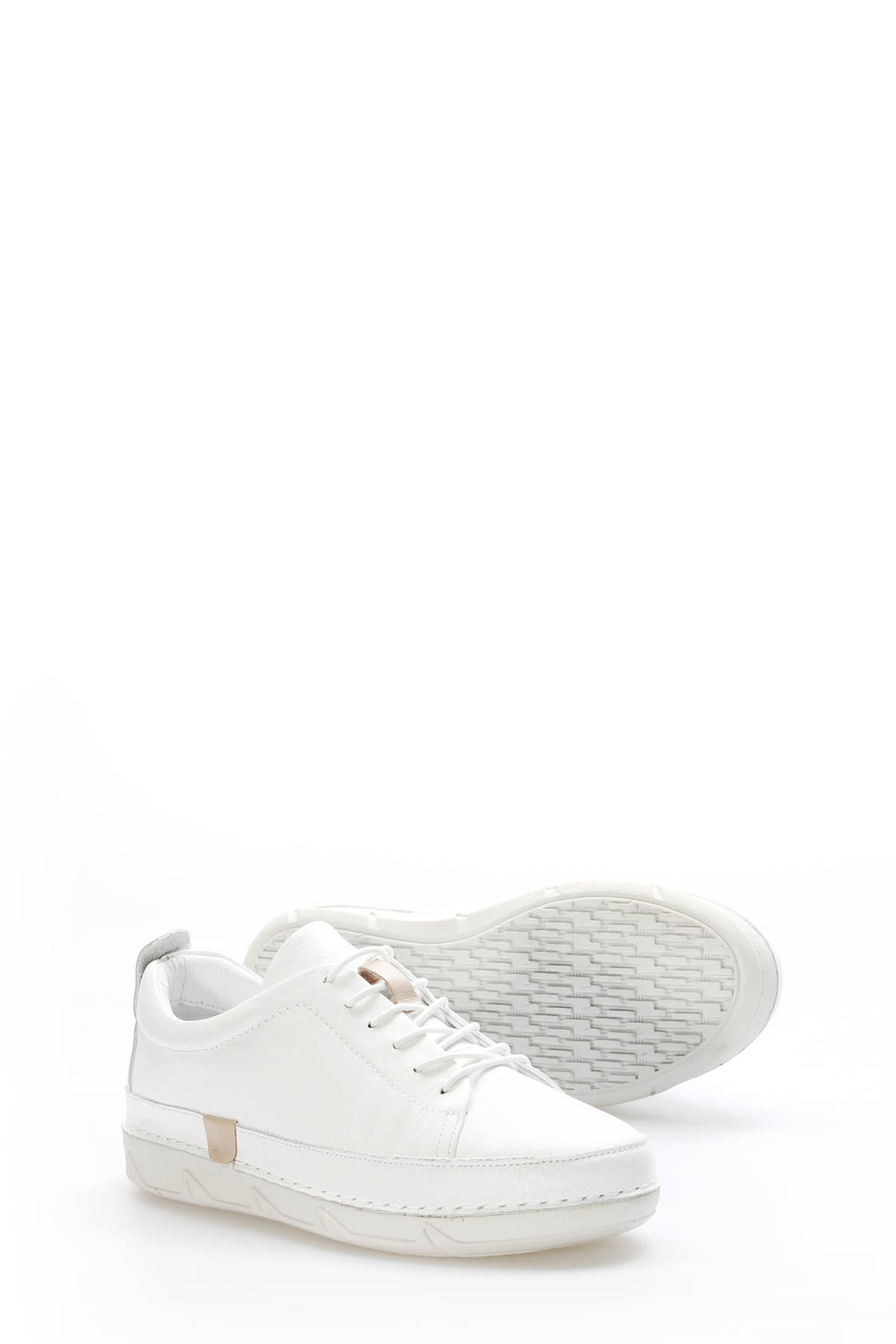 Fast Step Beyaz Fast Step Hakiki Deri Kadın Casual Ayakkabı 160ZA1950