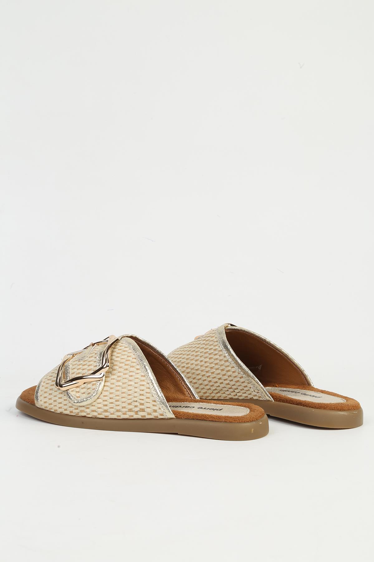 Bej Kadın Terlik PC-54776 - Görsel 4