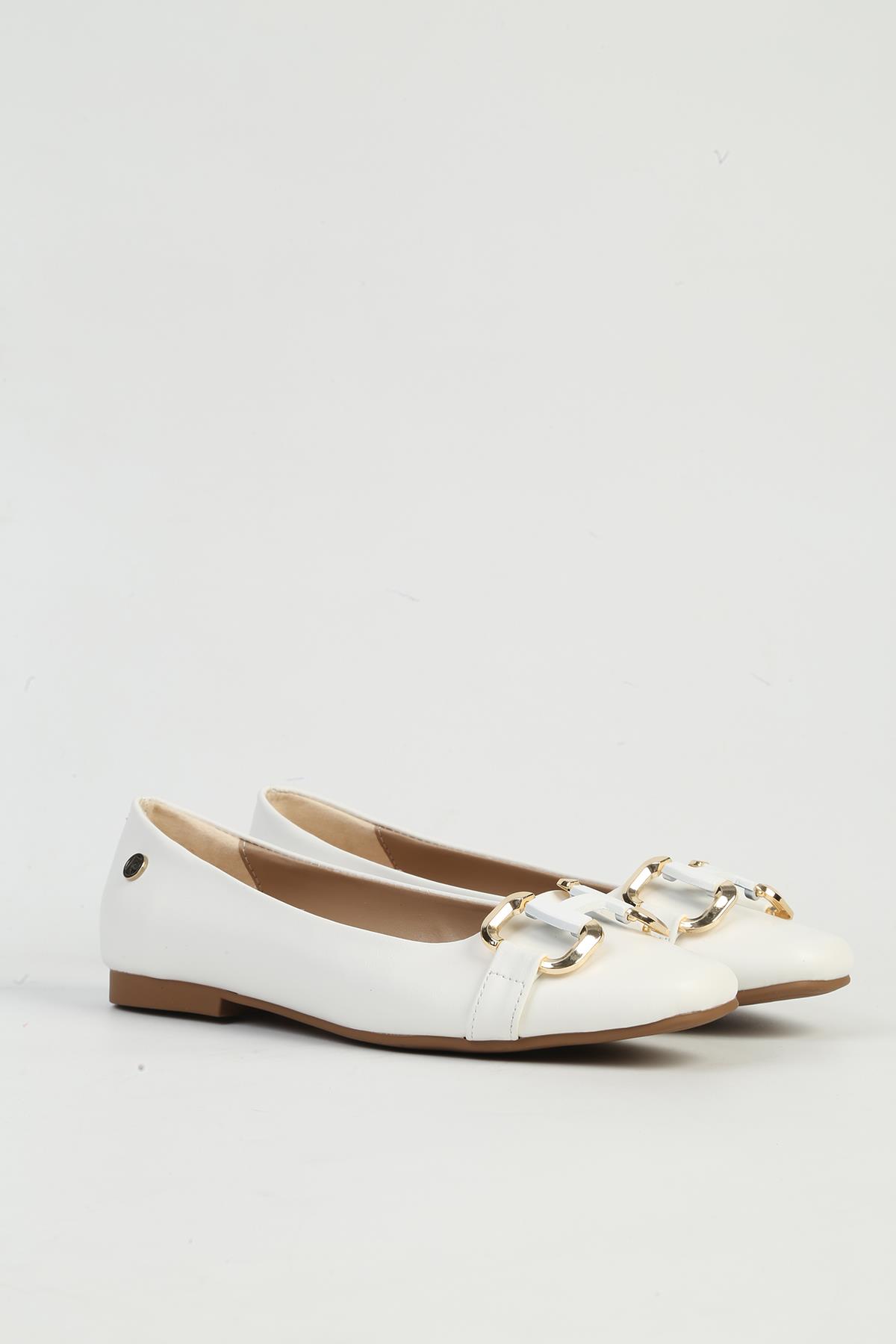 Beyaz Kadın Babet PC-54746 - Görsel 3