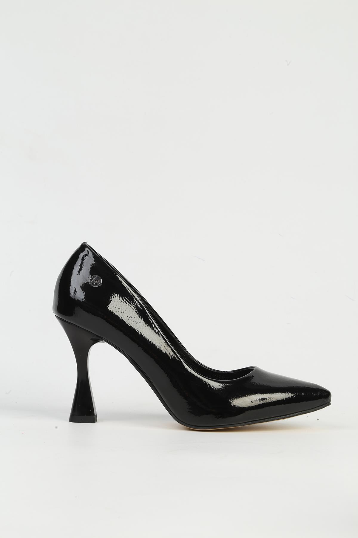Siyah Kadın Topuklu Ayakkabı PC-54737 - Görsel 2