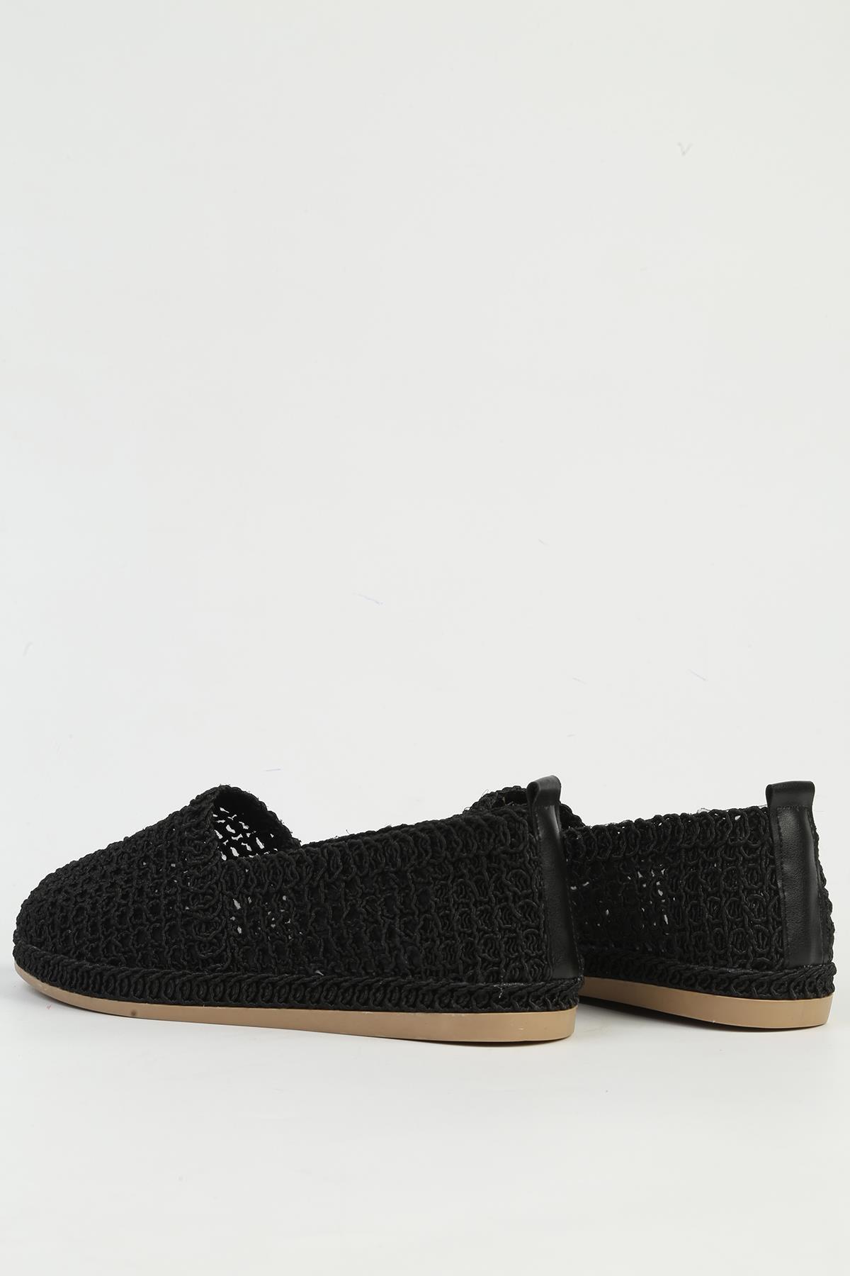 Siyah Kadın Babet Günlük Ayakkabı PC-54572 - Görsel 4