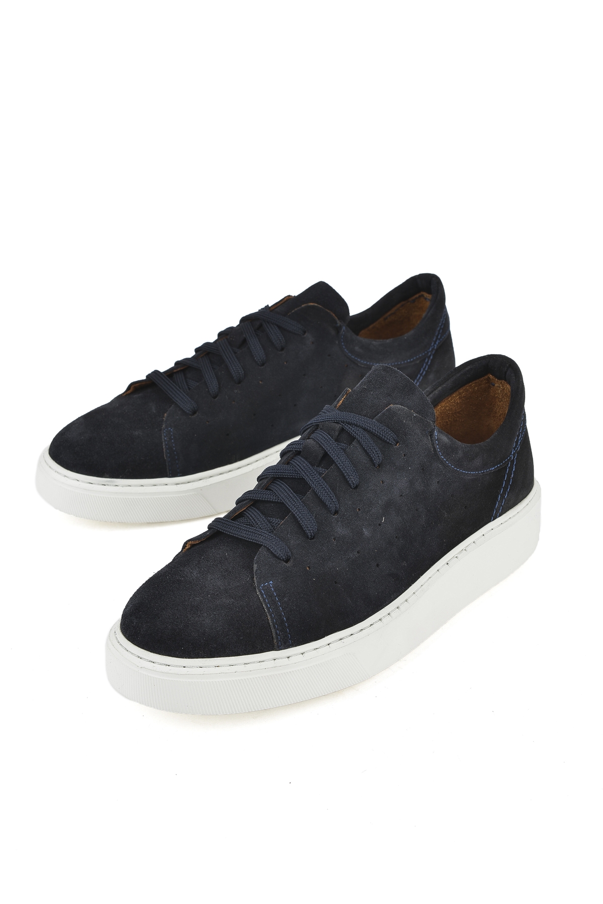 Erkek Hakiki Deri Sneaker 1511026Z8952 Lacivert - Görsel 6