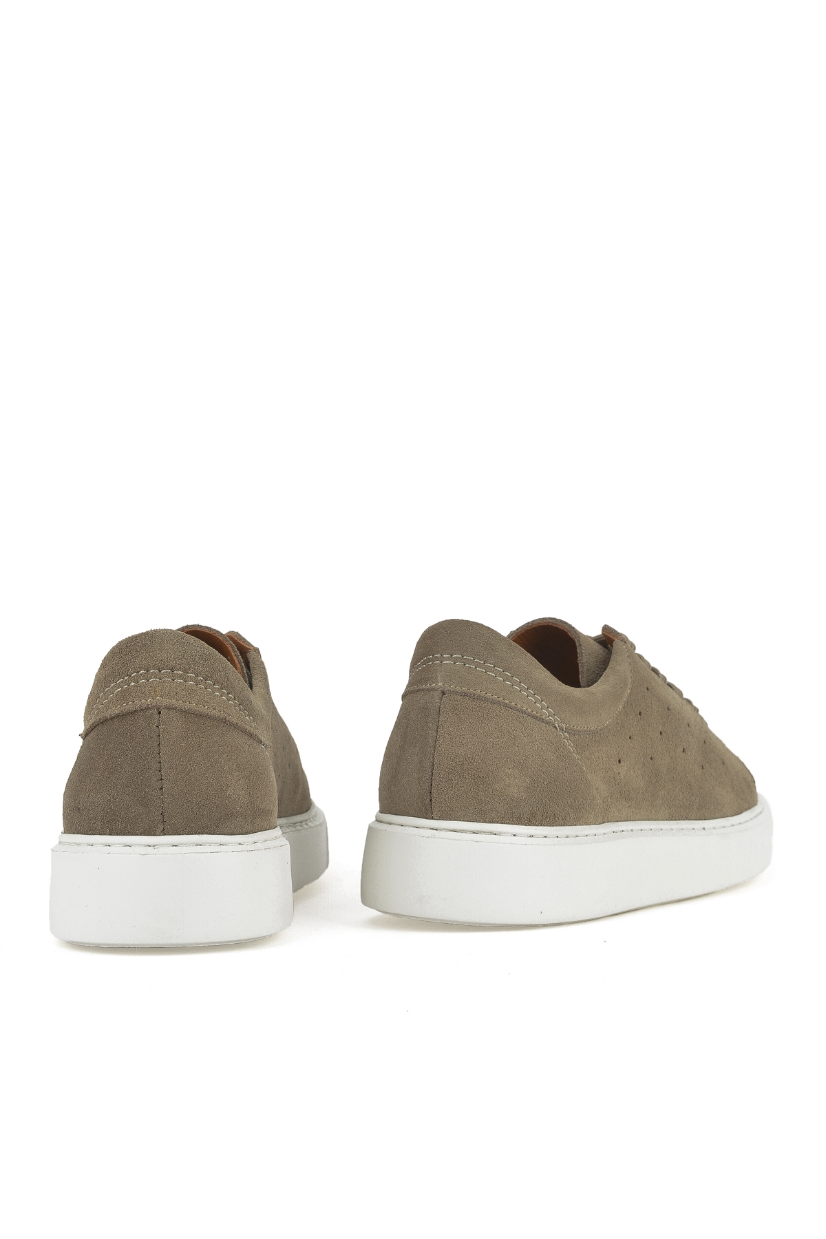 Erkek Hakiki Deri Sneaker 1511026Z8952 Kum - Görsel 4