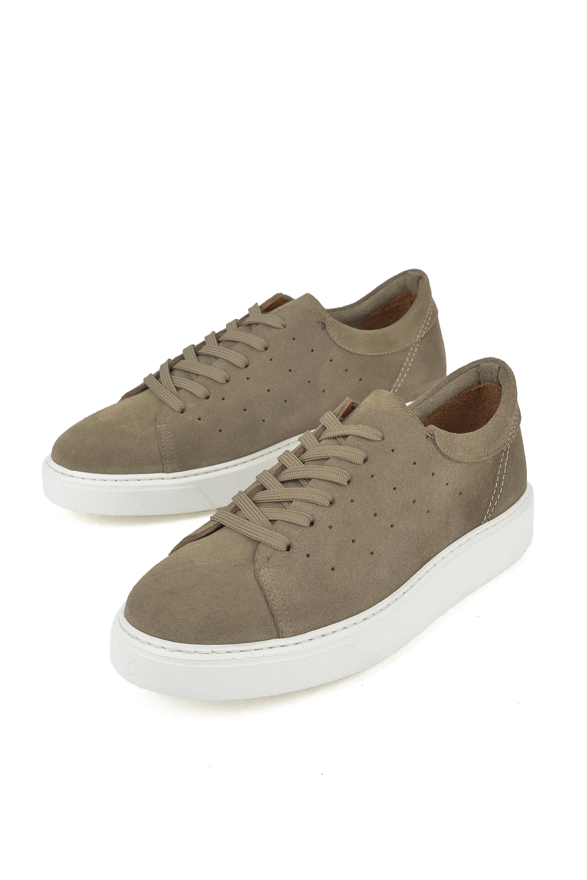 Erkek Hakiki Deri Sneaker 1511026Z8952 Kum - Görsel 6