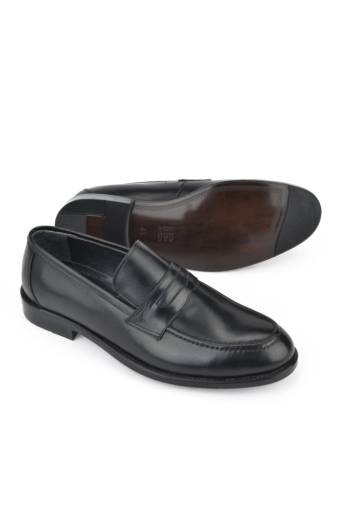 Ziya Siyah Ziya Hakiki Deri Erkek Klasik Ayakkabı