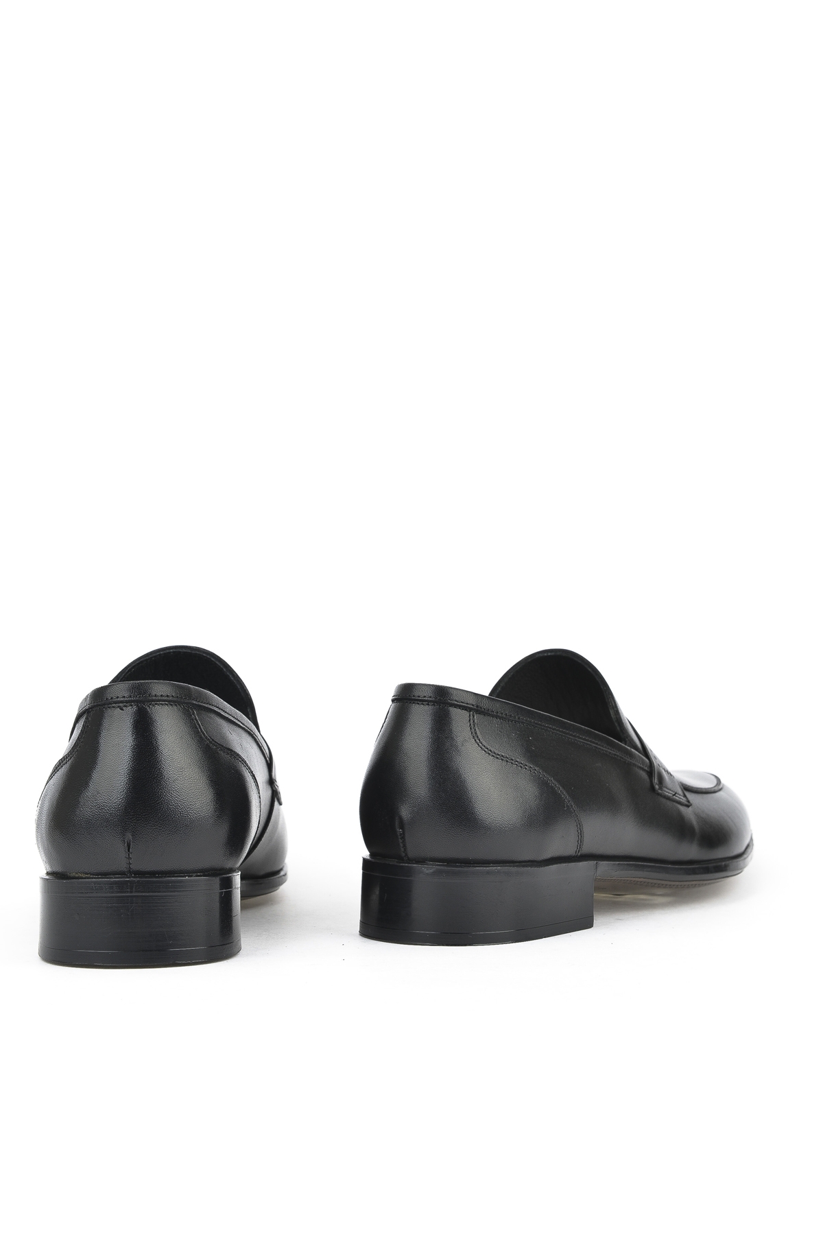 Erkek Hakiki Deri Klasik Ayakkabı 151985Z0140 Siyah - Görsel 4